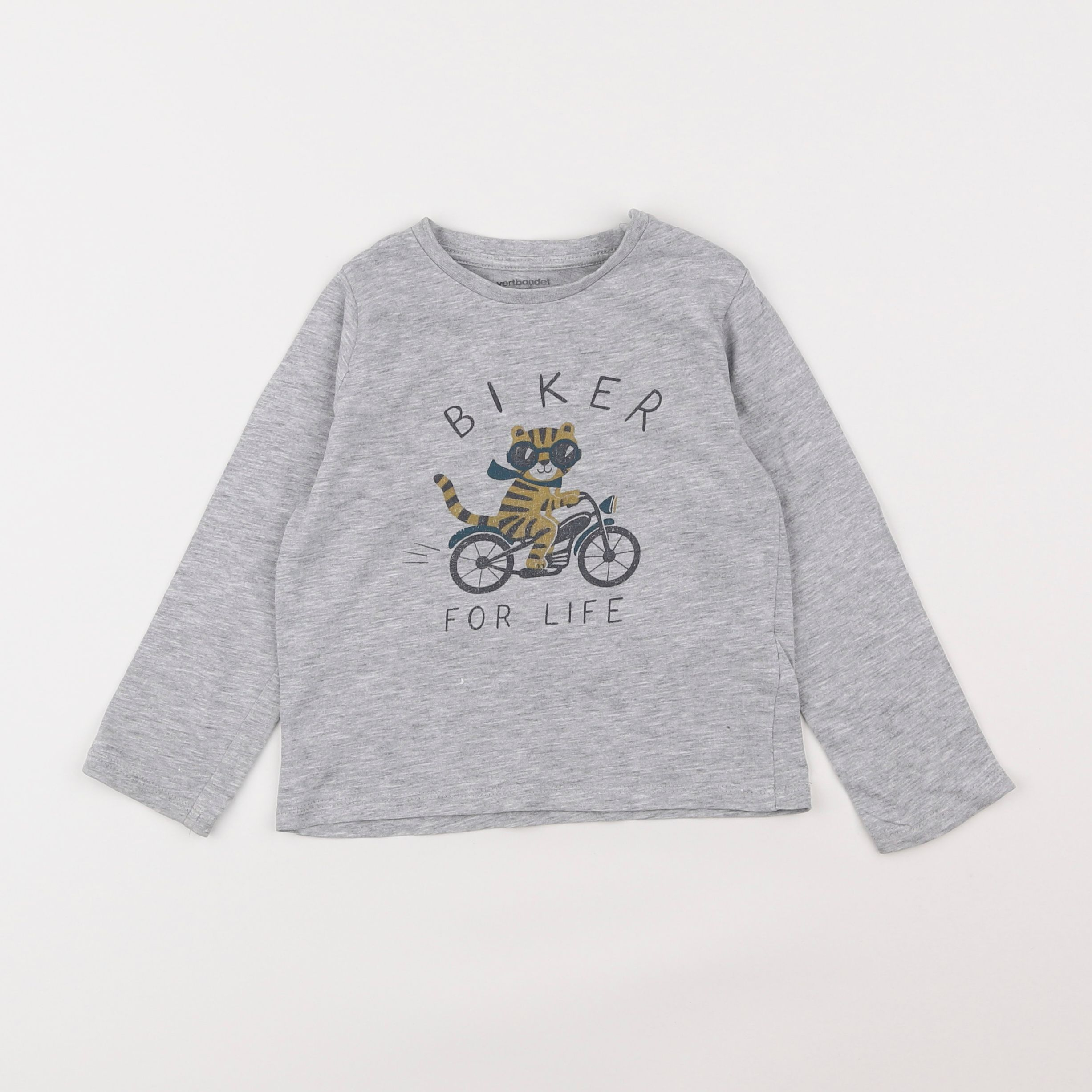 Vertbaudet - tee-shirt gris - 3 ans