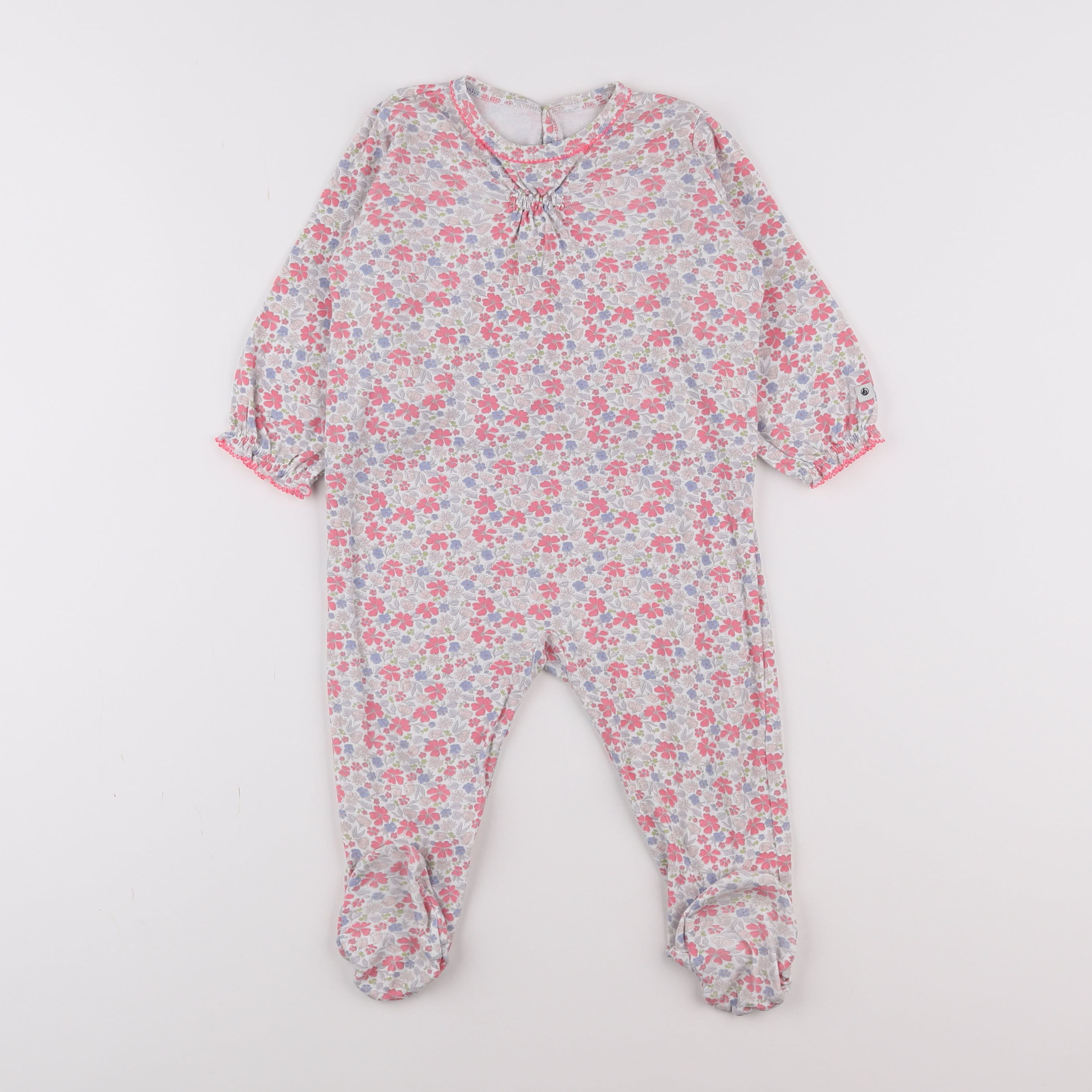 Petit Bateau - pyjama coton rose - 18 mois