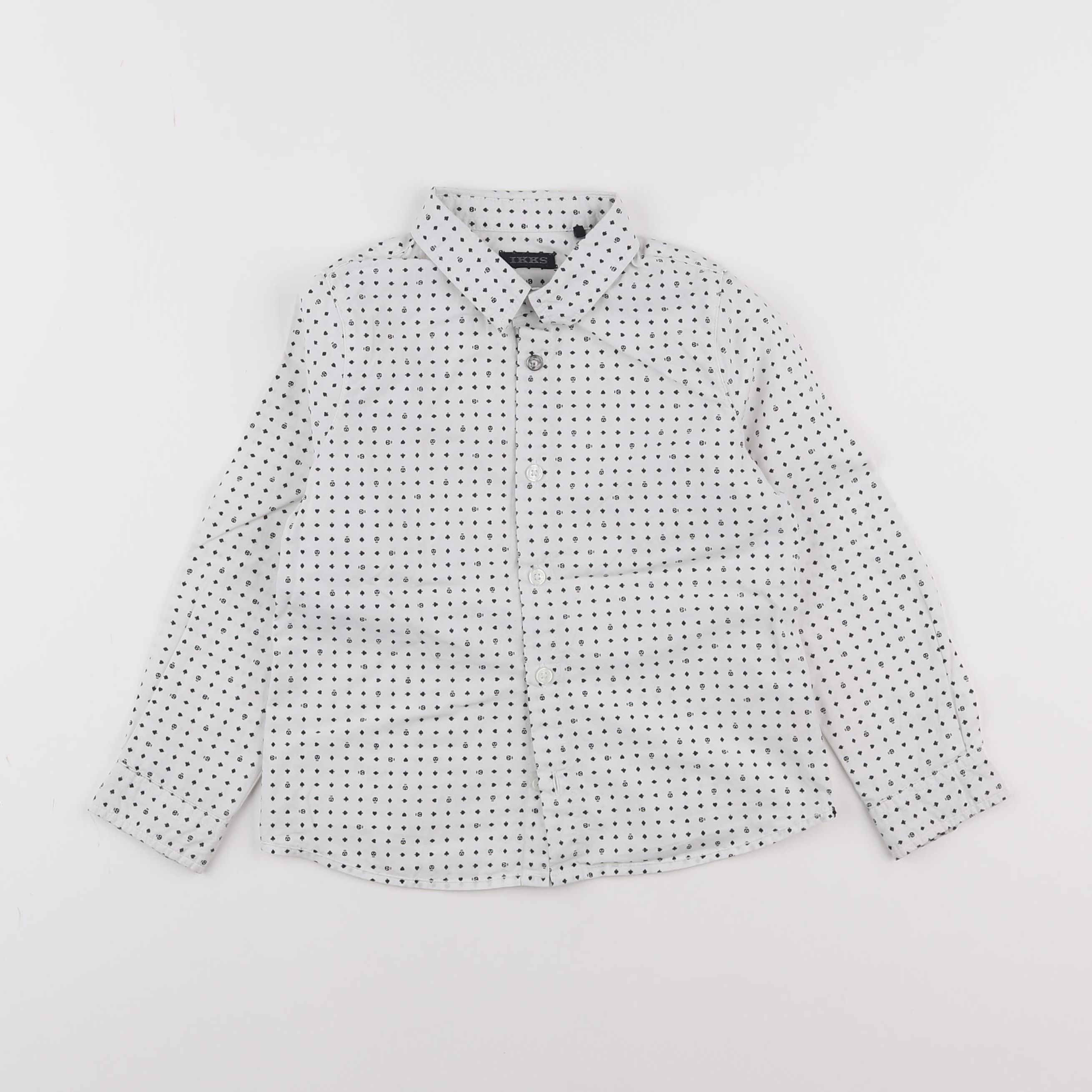 IKKS - chemise blanc, bleu - 3 ans