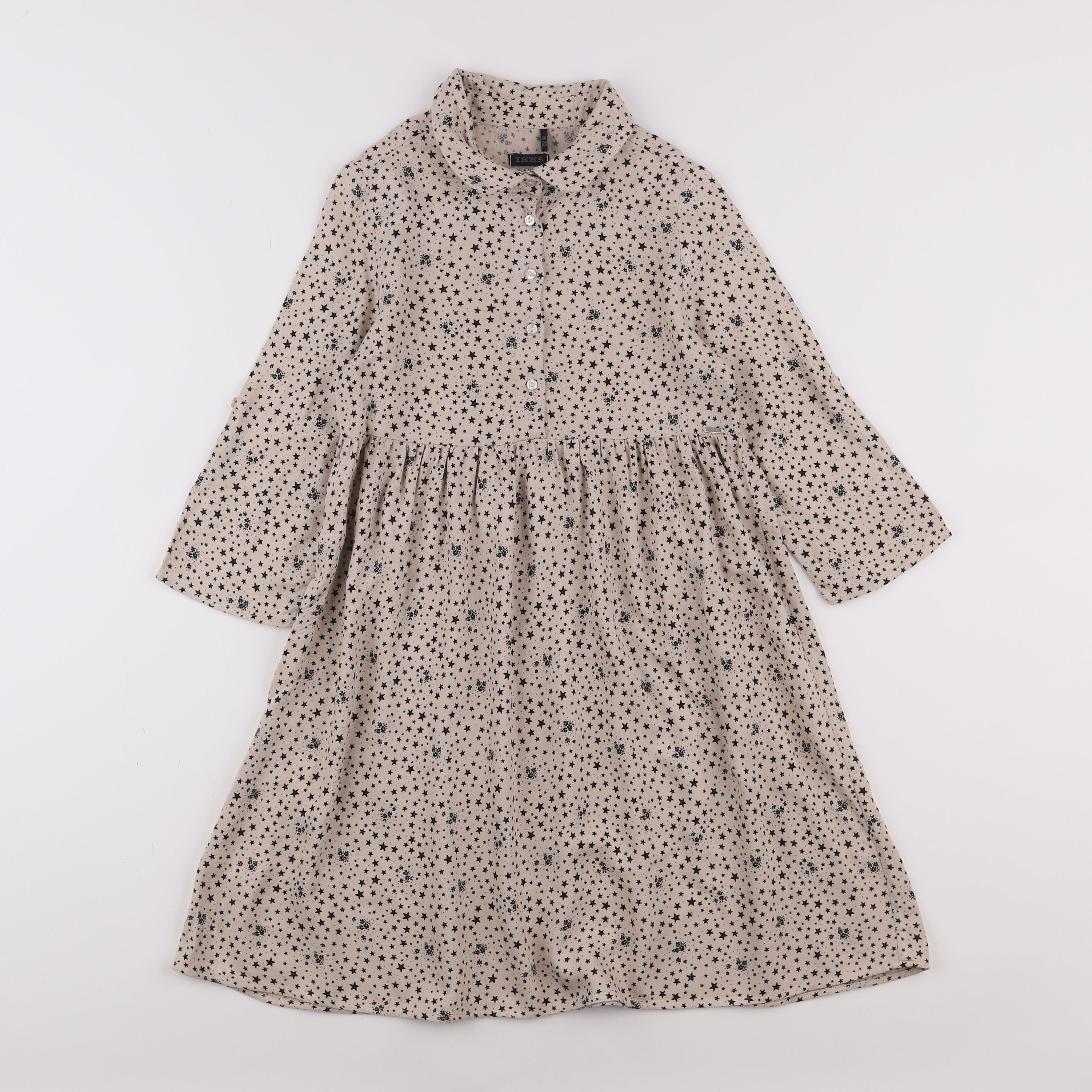 IKKS - robe marron - 8 ans