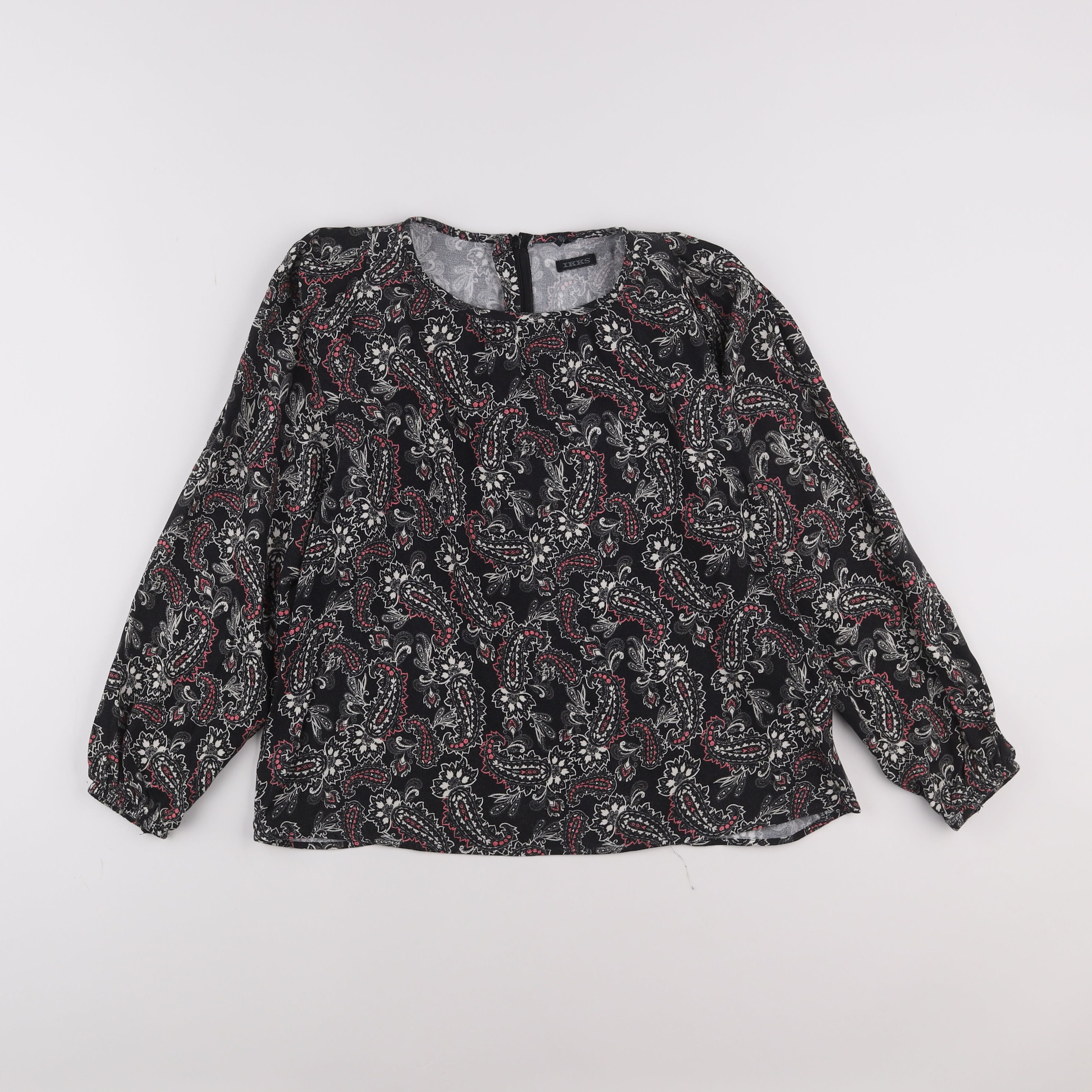 IKKS - blouse noir - 10 ans