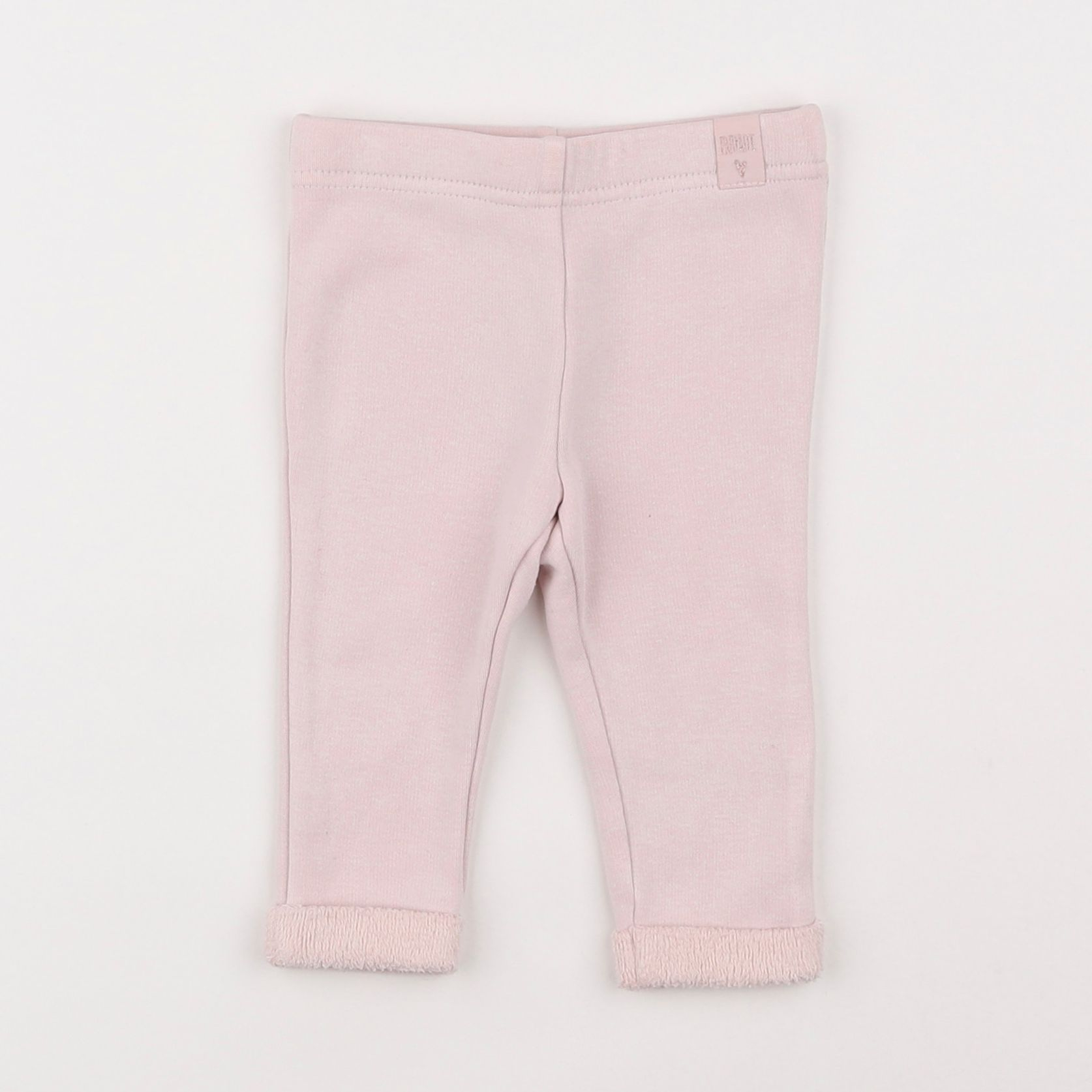 Tape à l'oeil - legging doublé rose - 9 mois