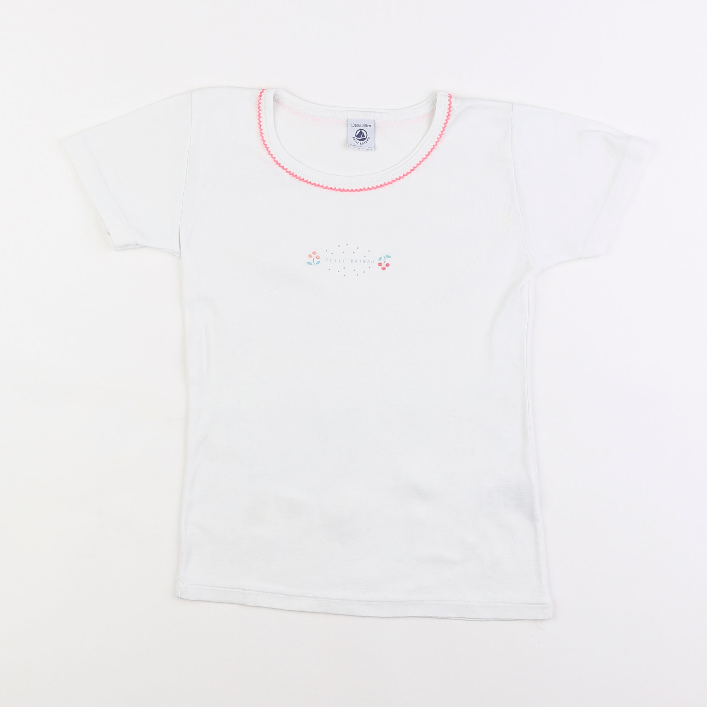 Petit Bateau - maillot de corps blanc - 10 ans