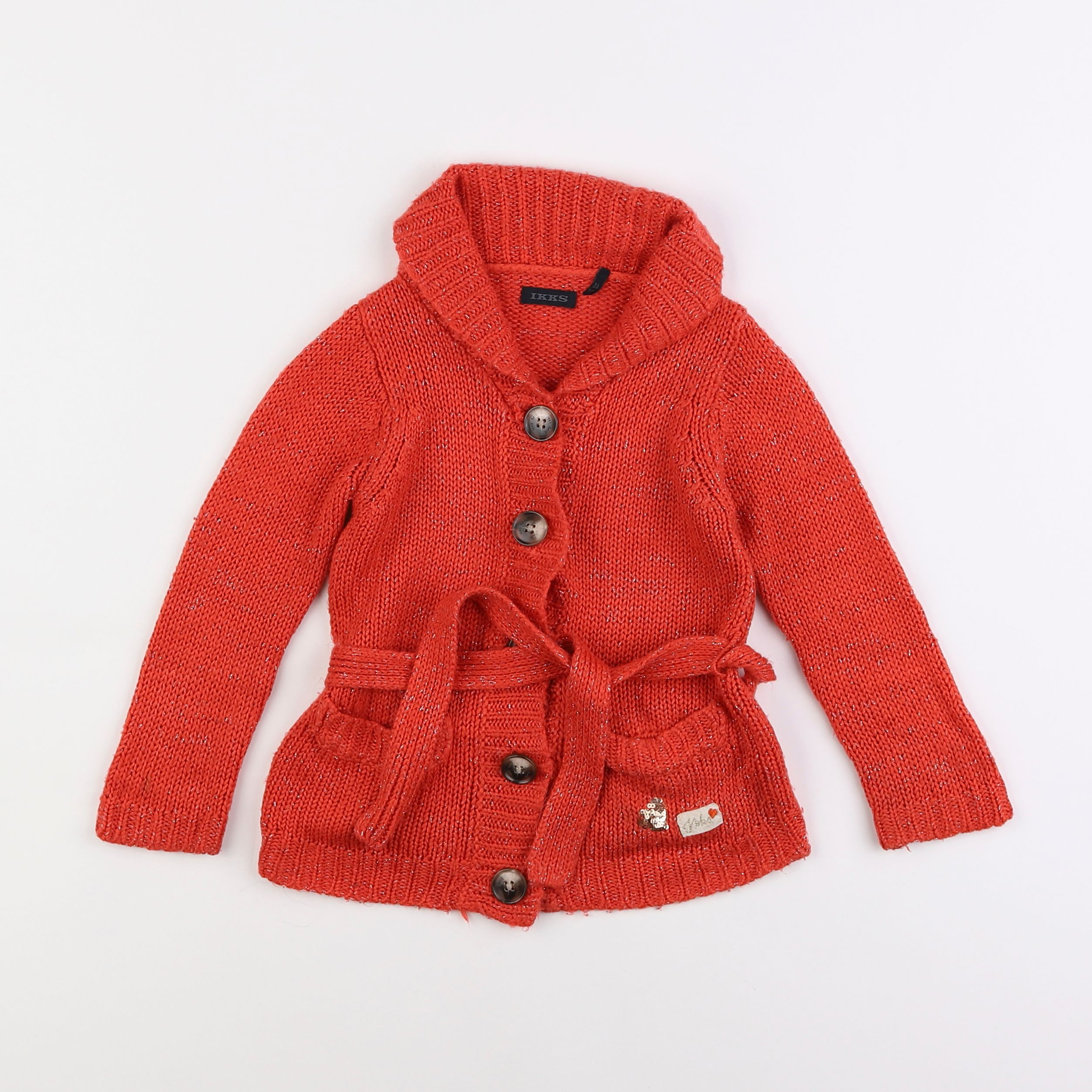 IKKS - gilet rouge - 3 ans