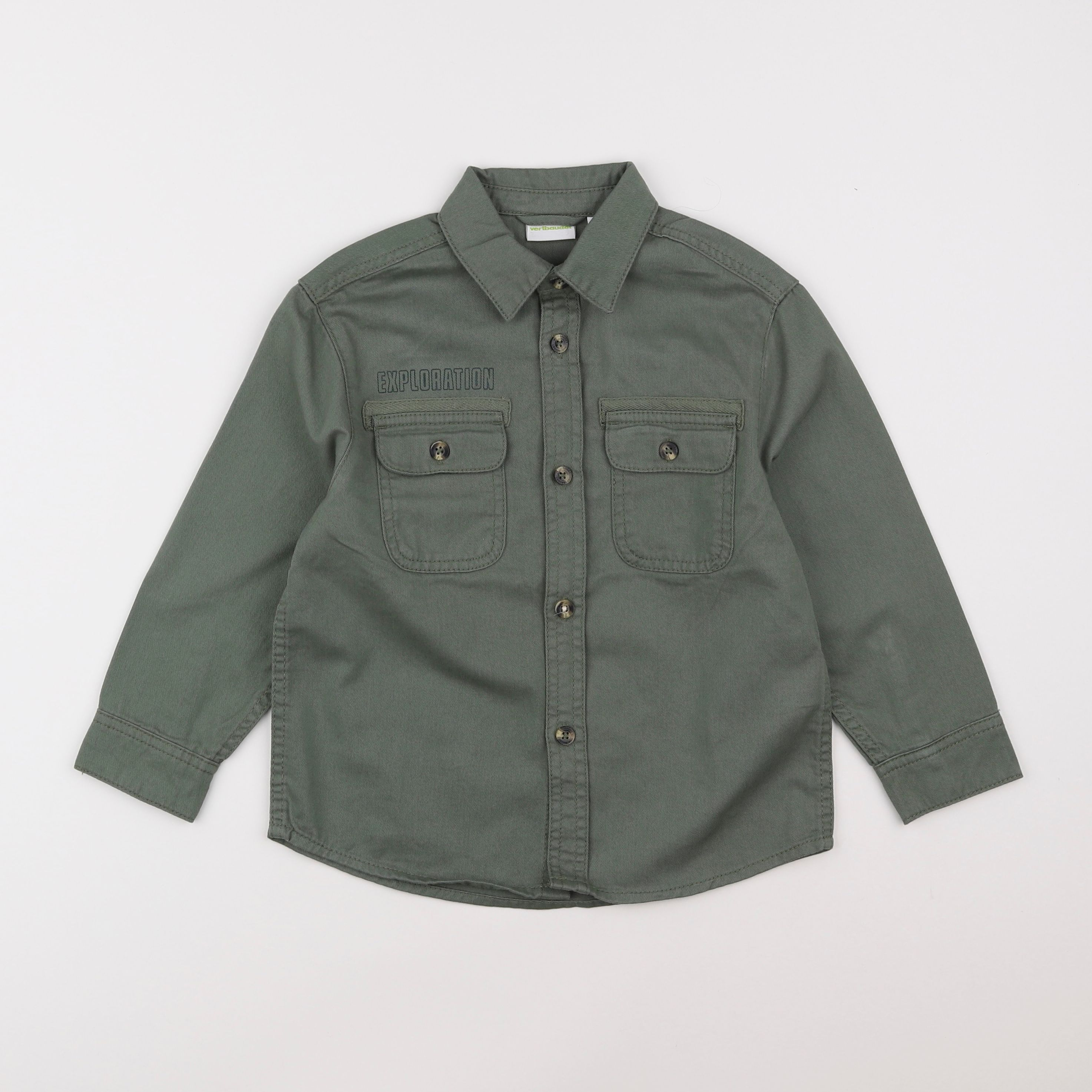 Vertbaudet - veste vert - 5 ans