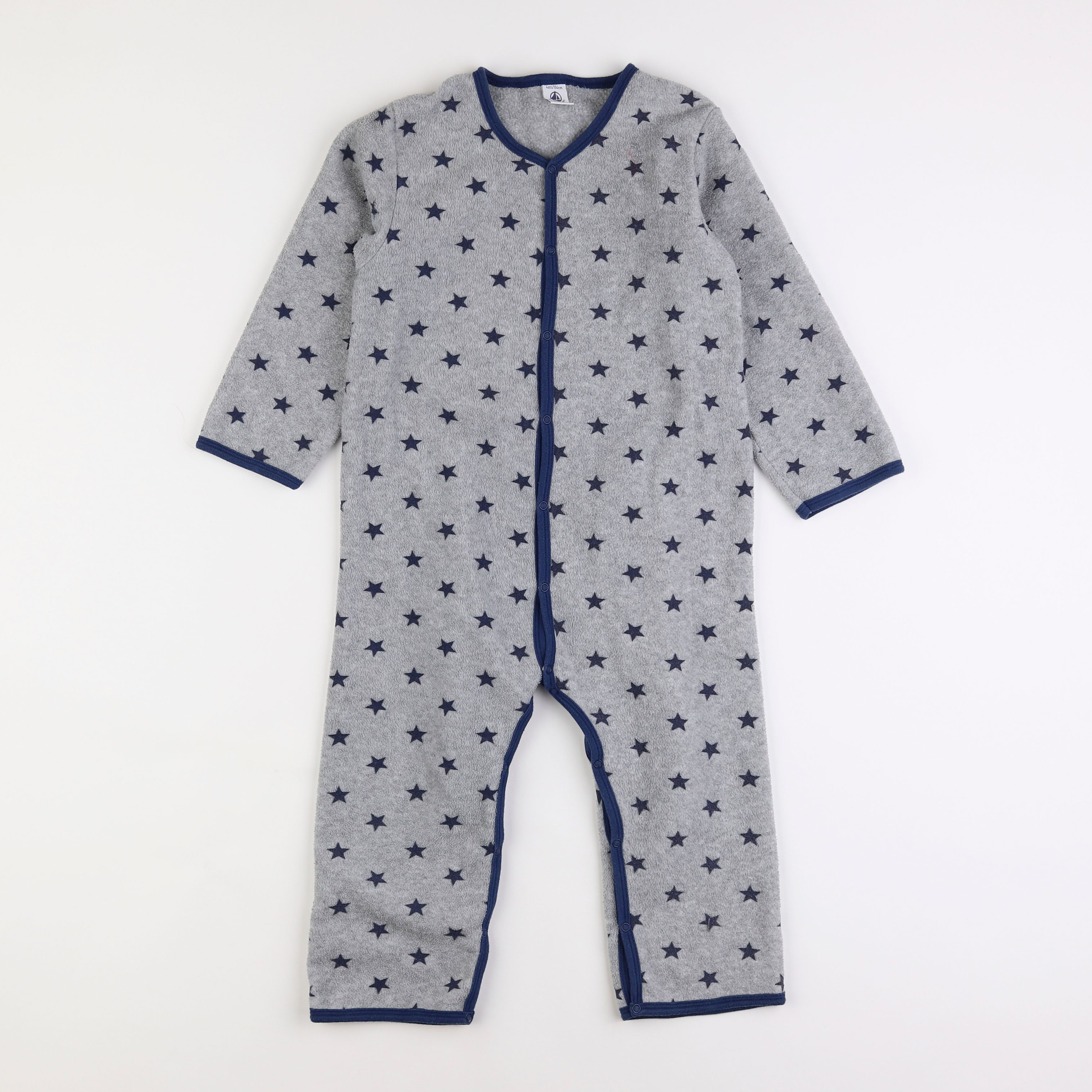 Petit Bateau - sur-pyjama gris - 4 ans