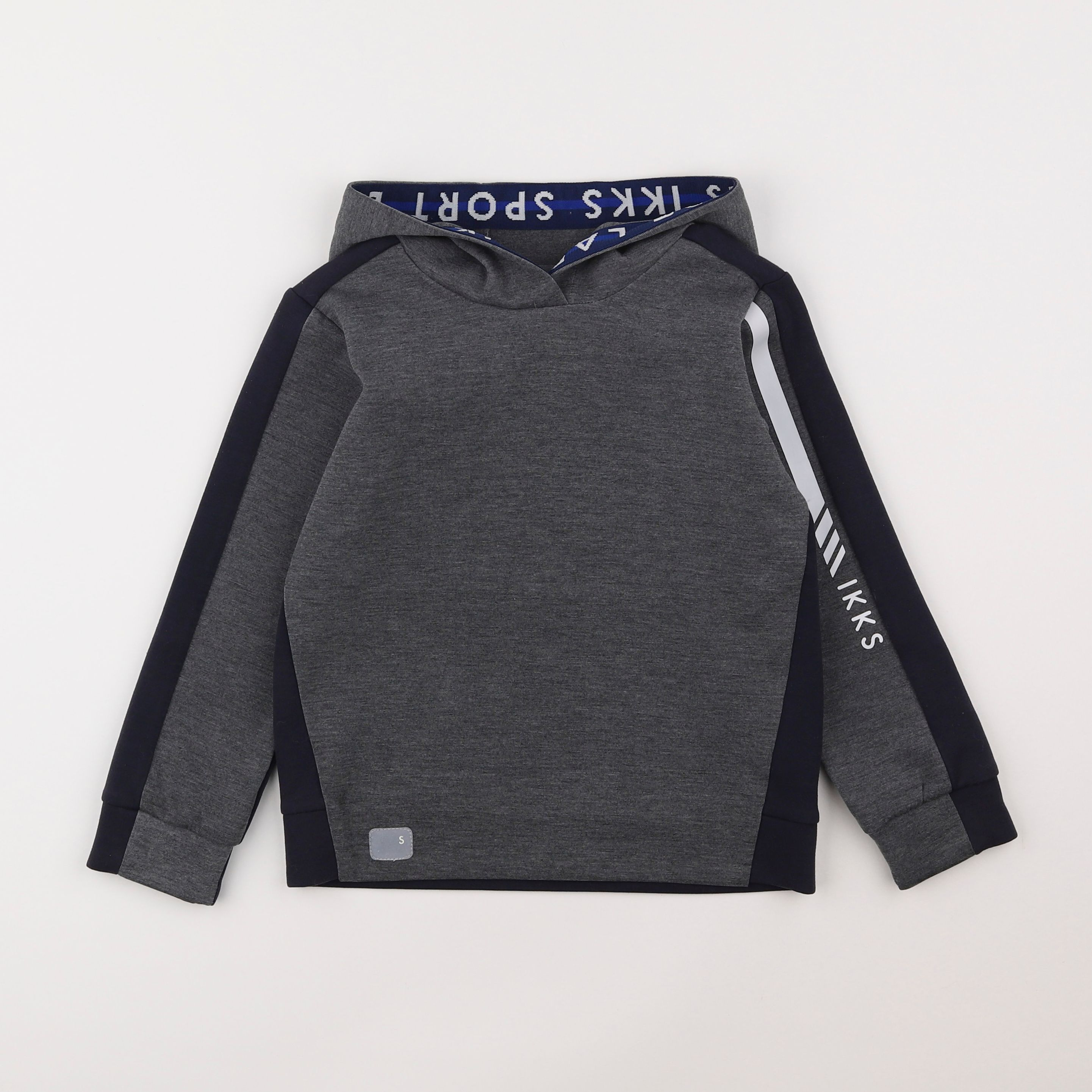 IKKS - sweat gris - 6 ans