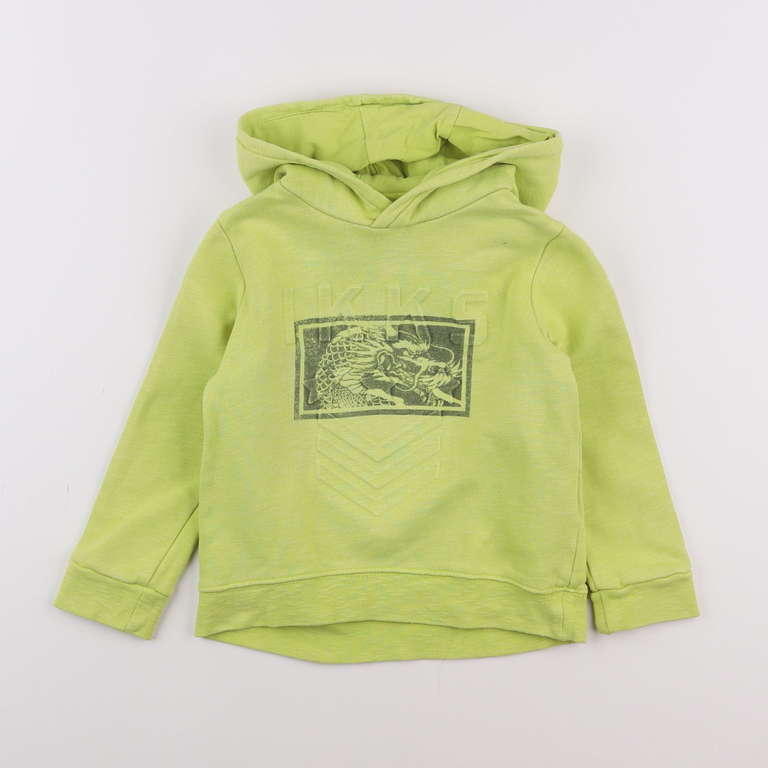 IKKS - sweat vert fluo - 3 ans