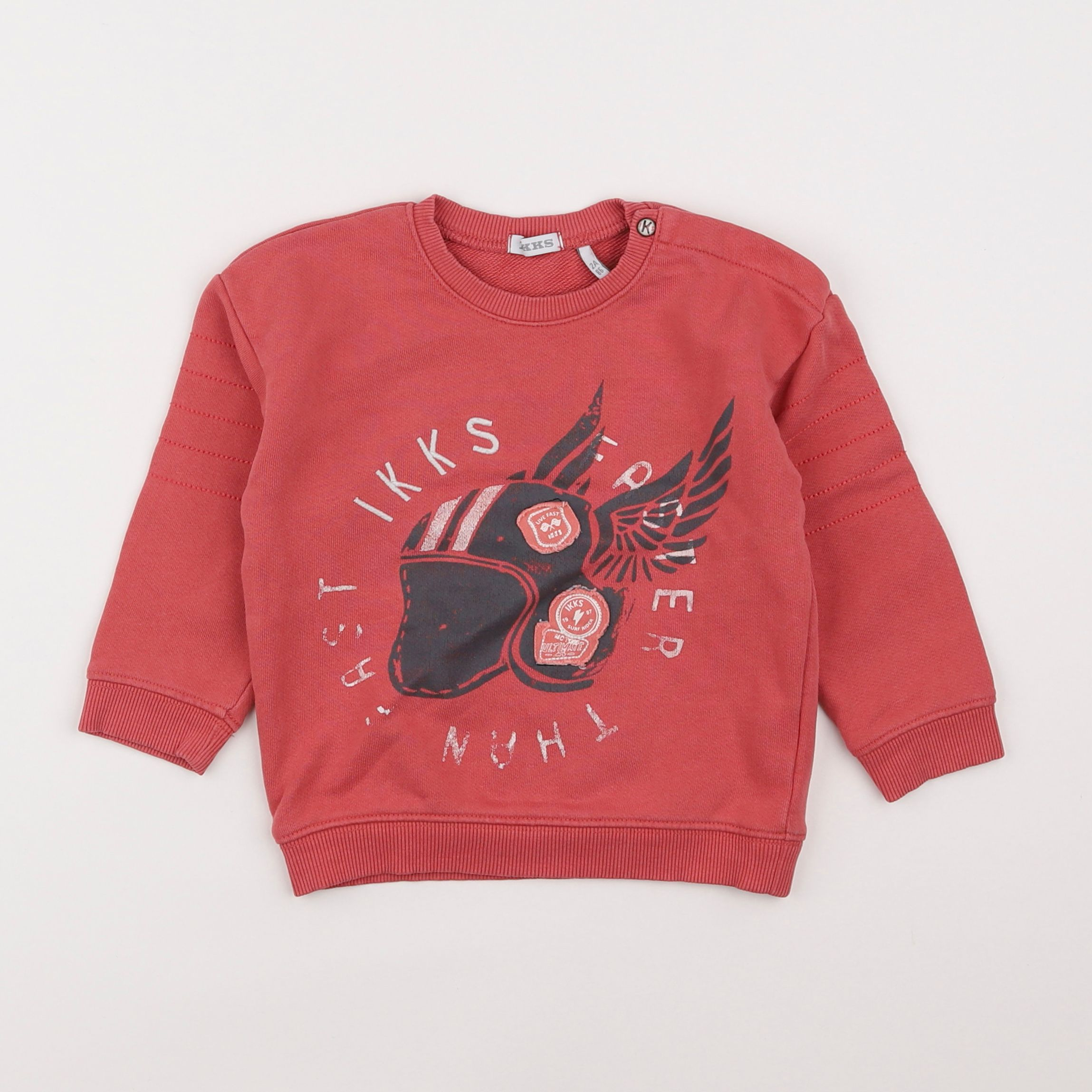 IKKS - sweat rose - 2 ans