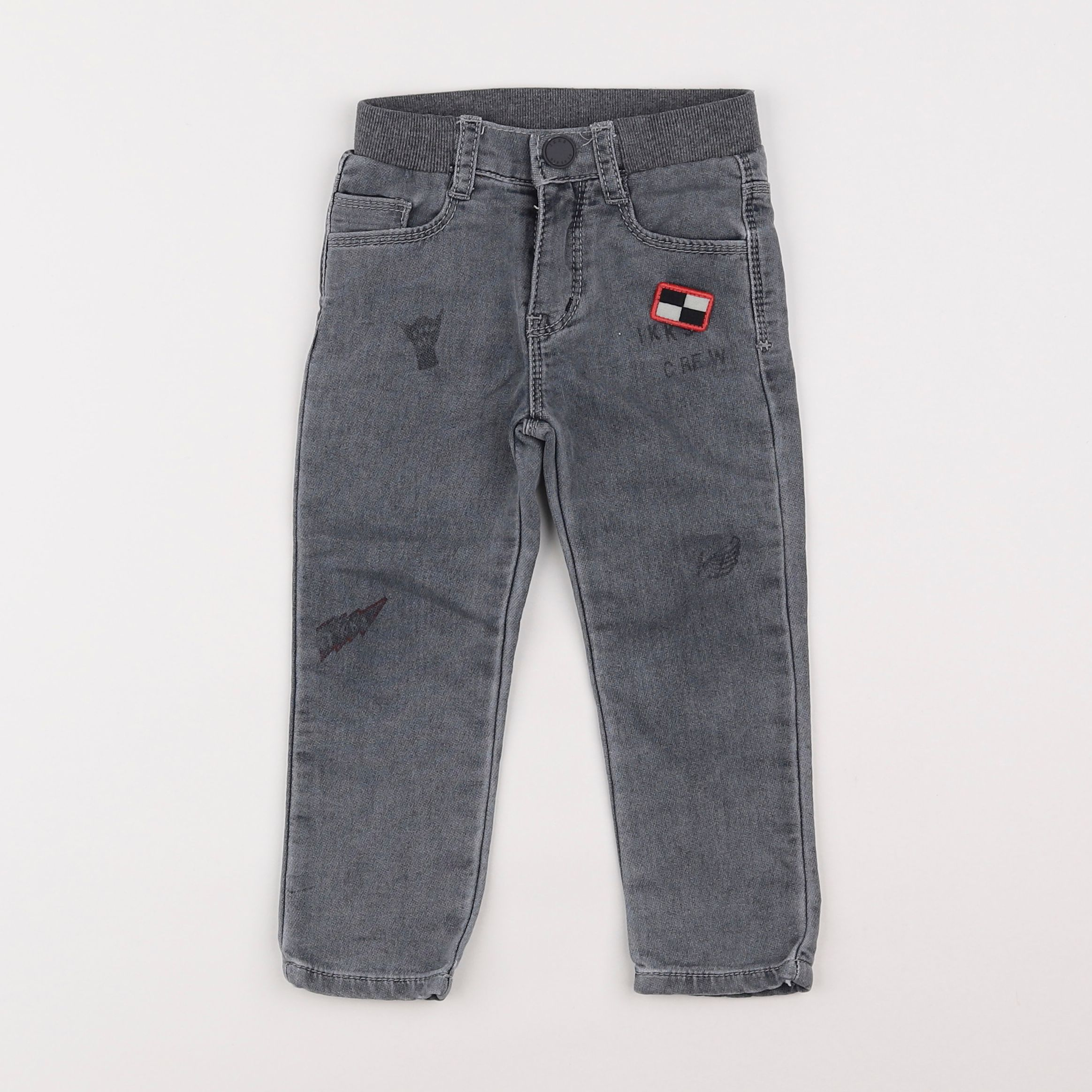 IKKS - jean gris - 2 ans