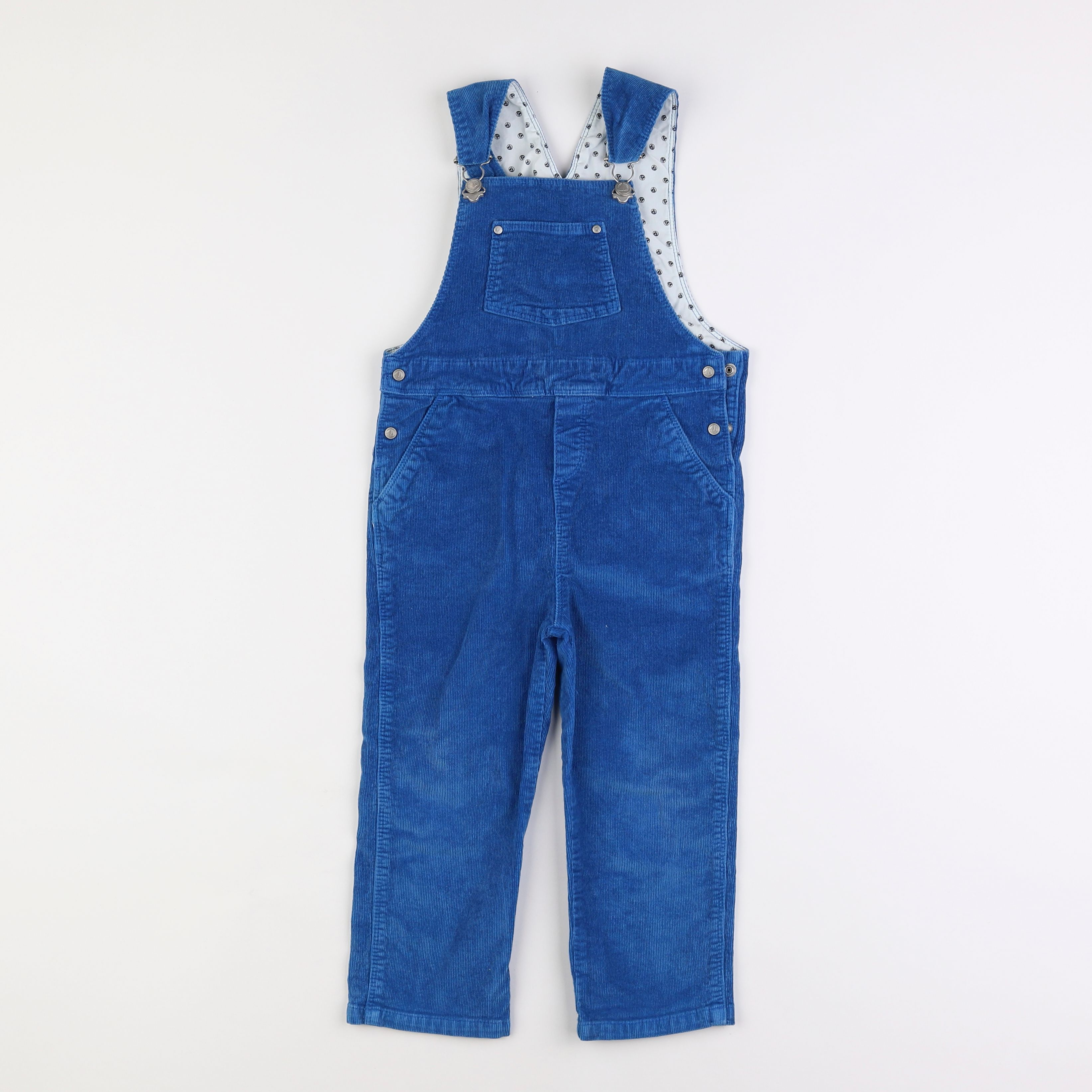 Petit Bateau - salopette bleu - 3 ans