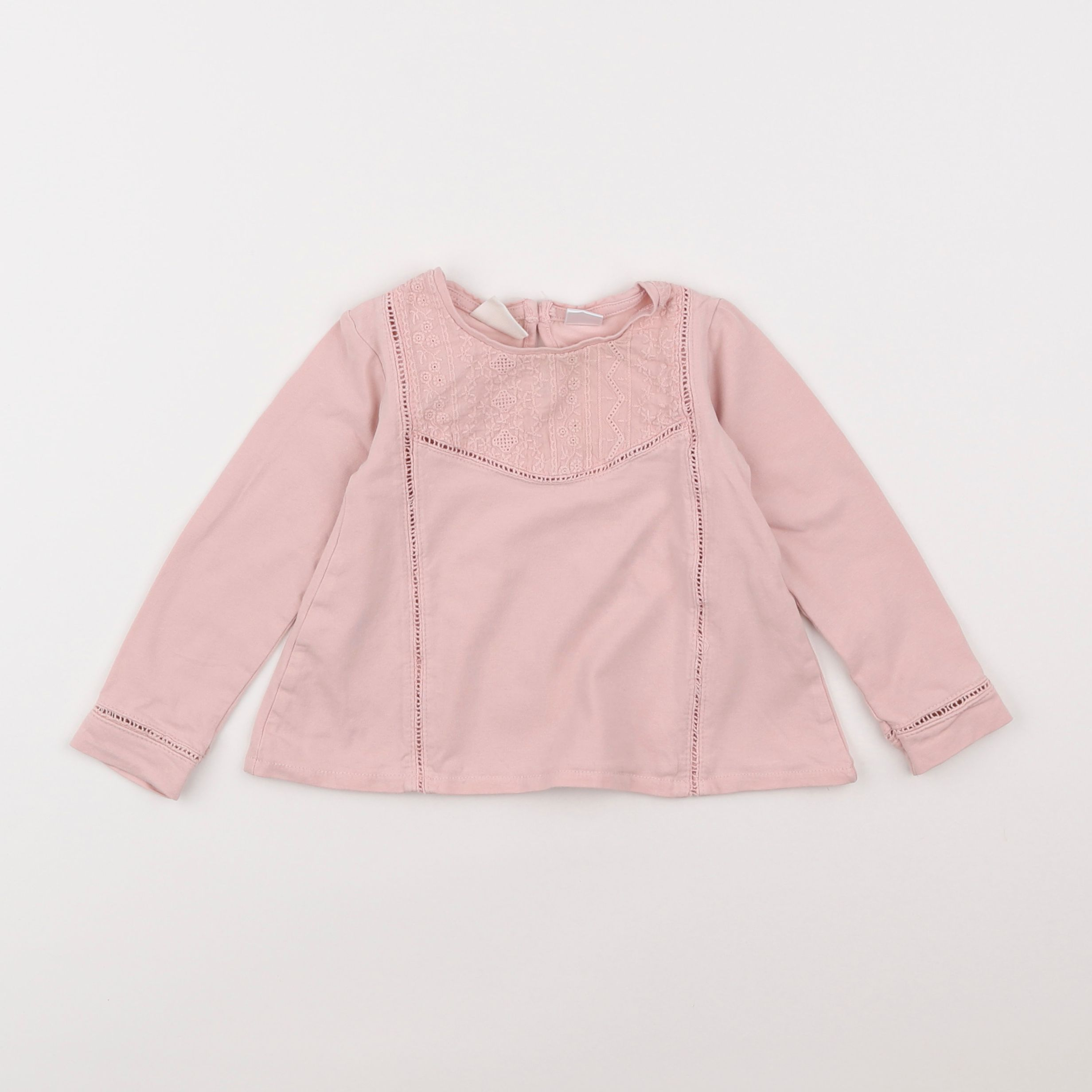 Zara - tee-shirt rose - 6/9 mois