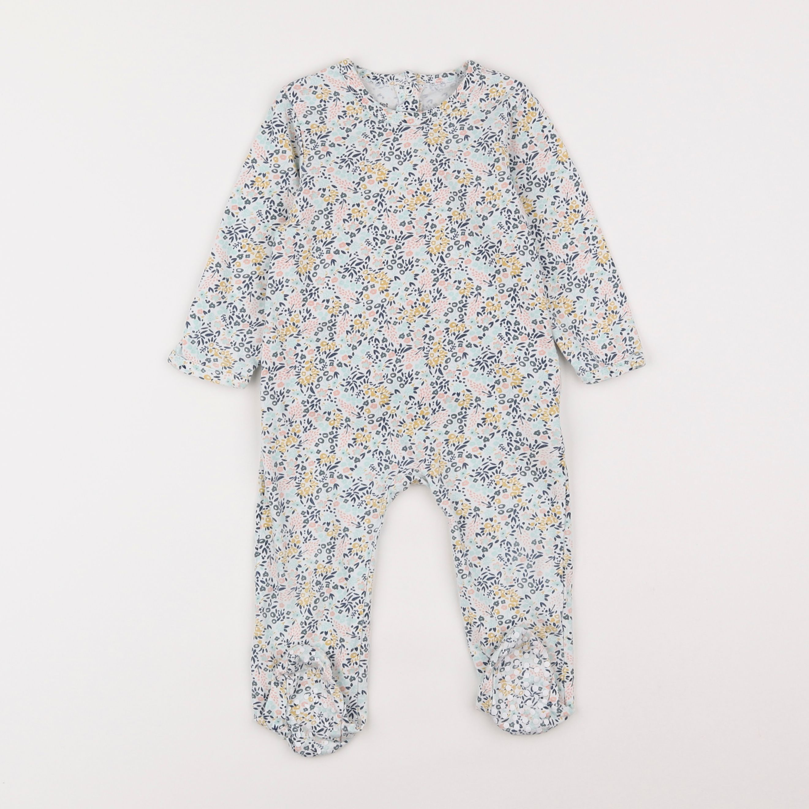 Vertbaudet - pyjama coton multicolore - 12 mois