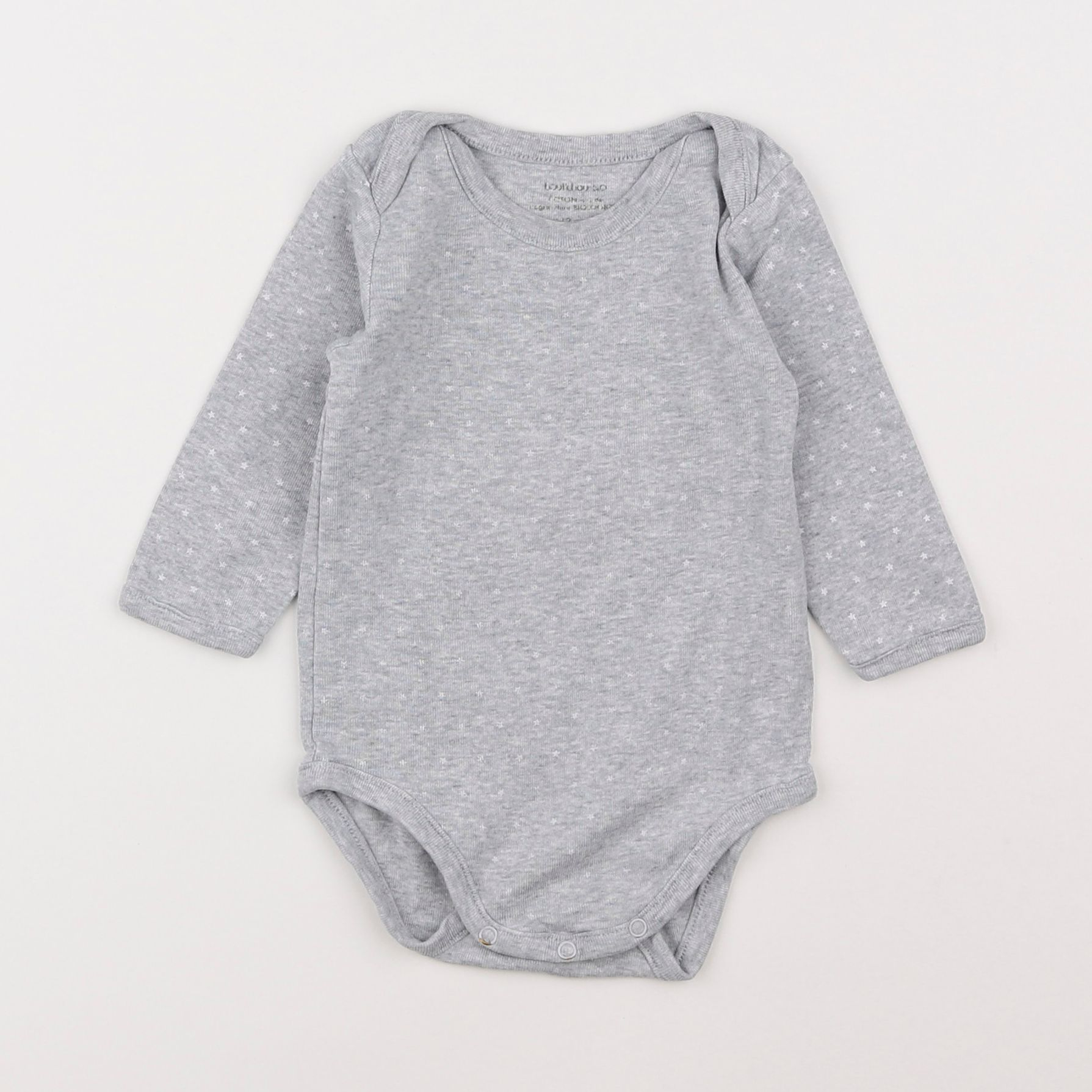 Boutchou - body gris - 12 mois