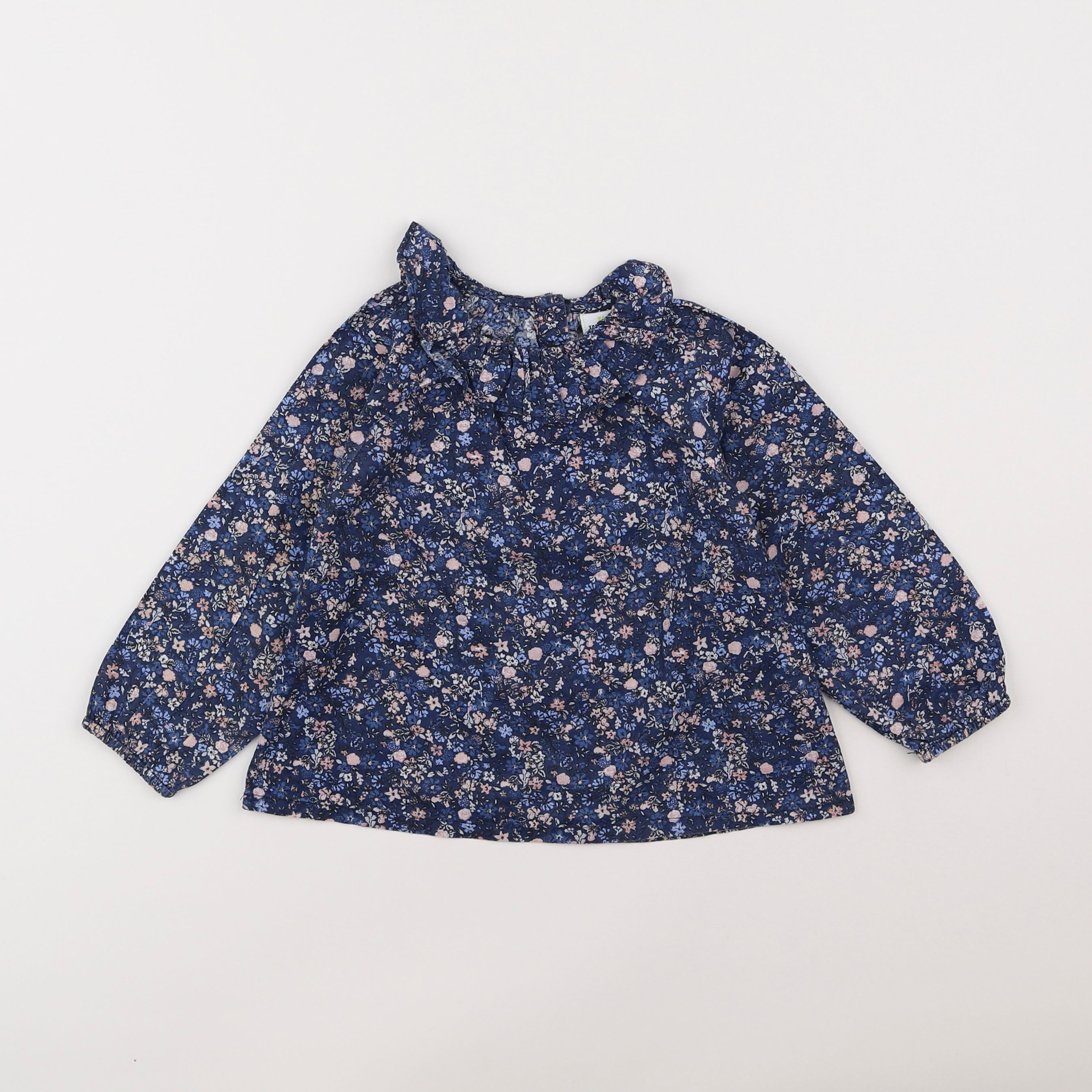 Tape à l'oeil - blouse bleu - 2 ans