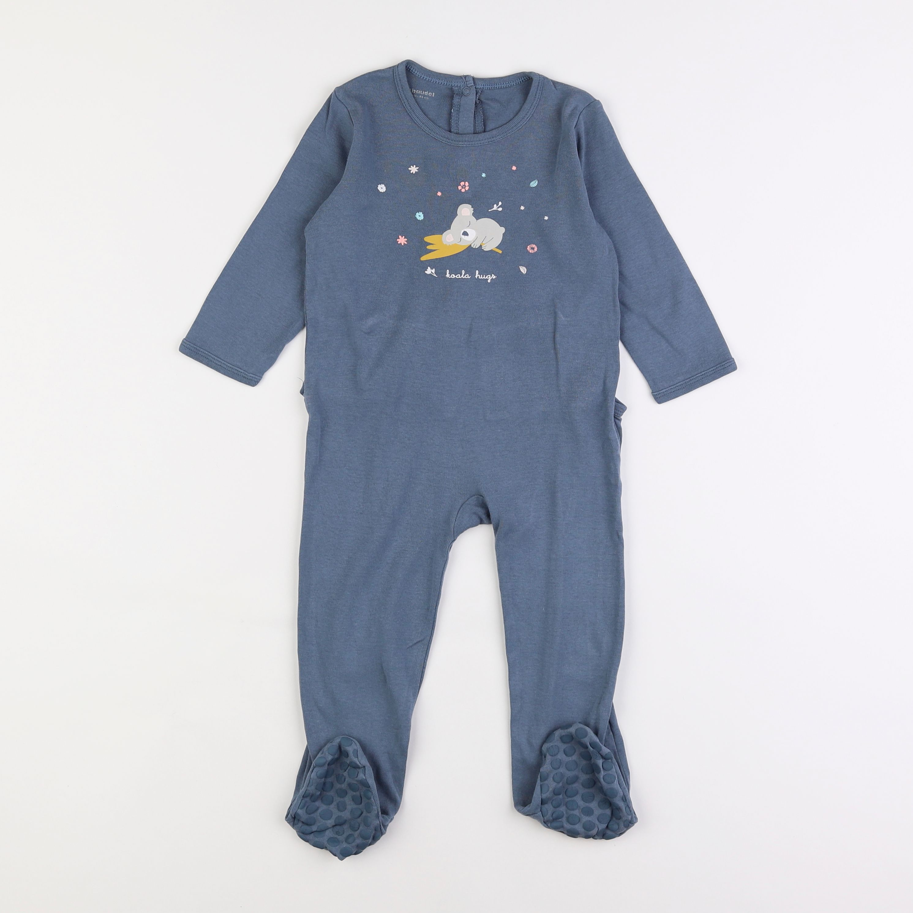 Vertbaudet - pyjama coton bleu - 2 ans