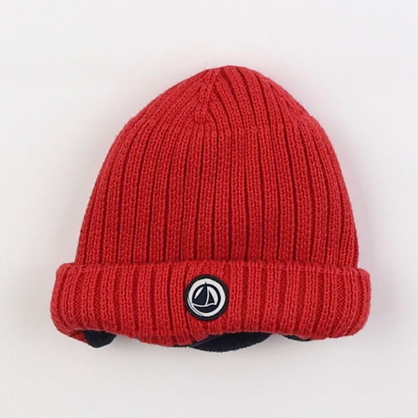 Petit Bateau - bonnet rouge - 12/18 mois