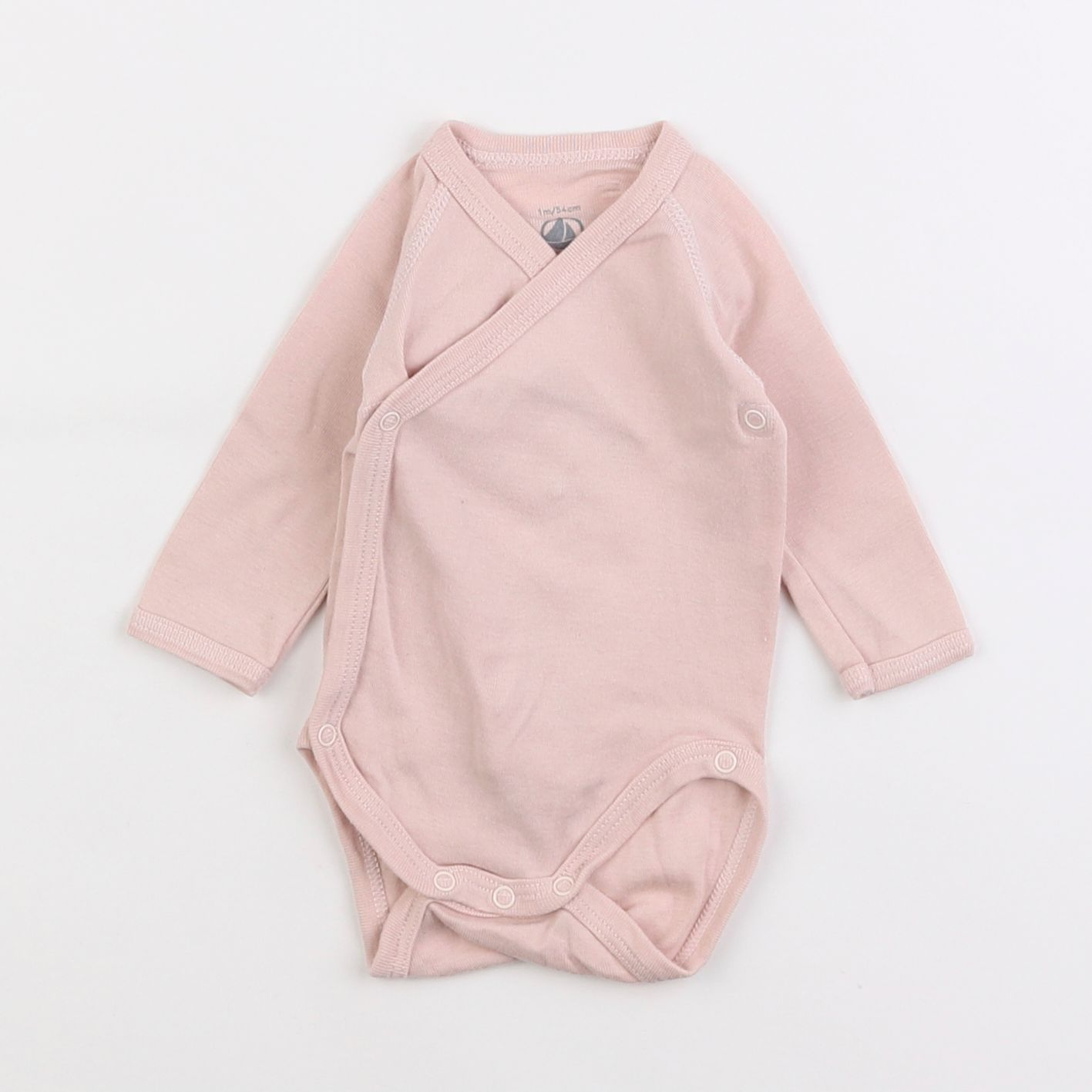 Petit Bateau - body rose - 1 mois