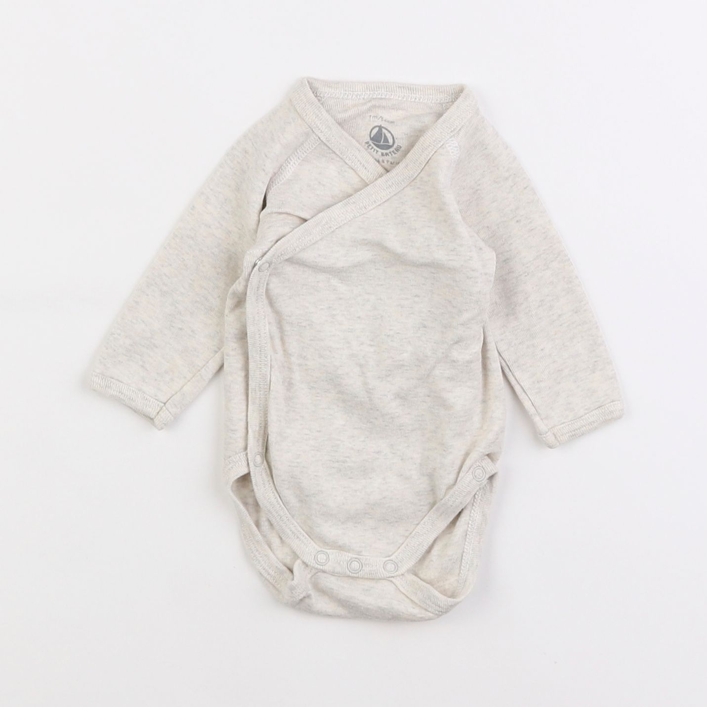 Petit Bateau - body beige - 1 mois