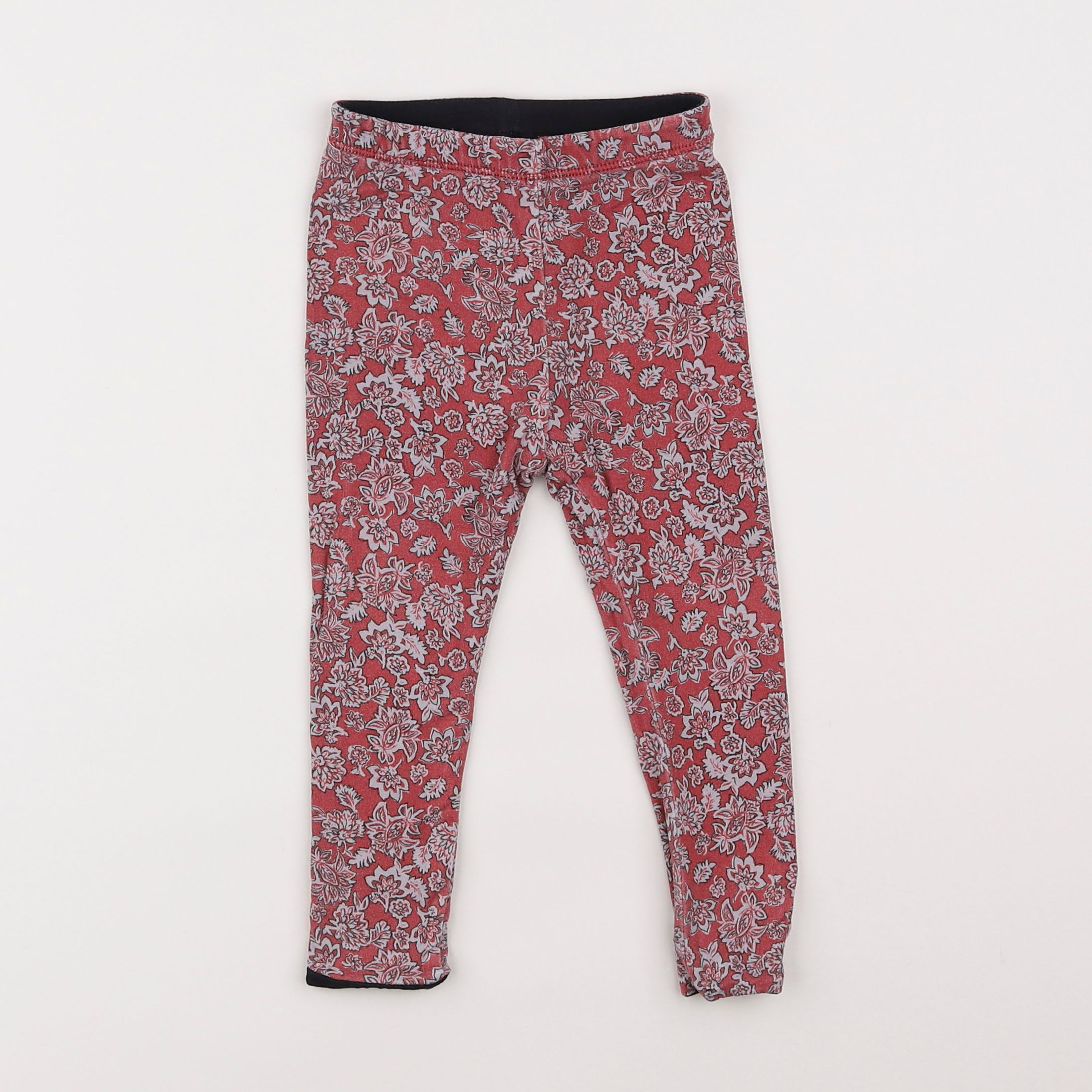 IKKS - legging réversible rose - 18 mois