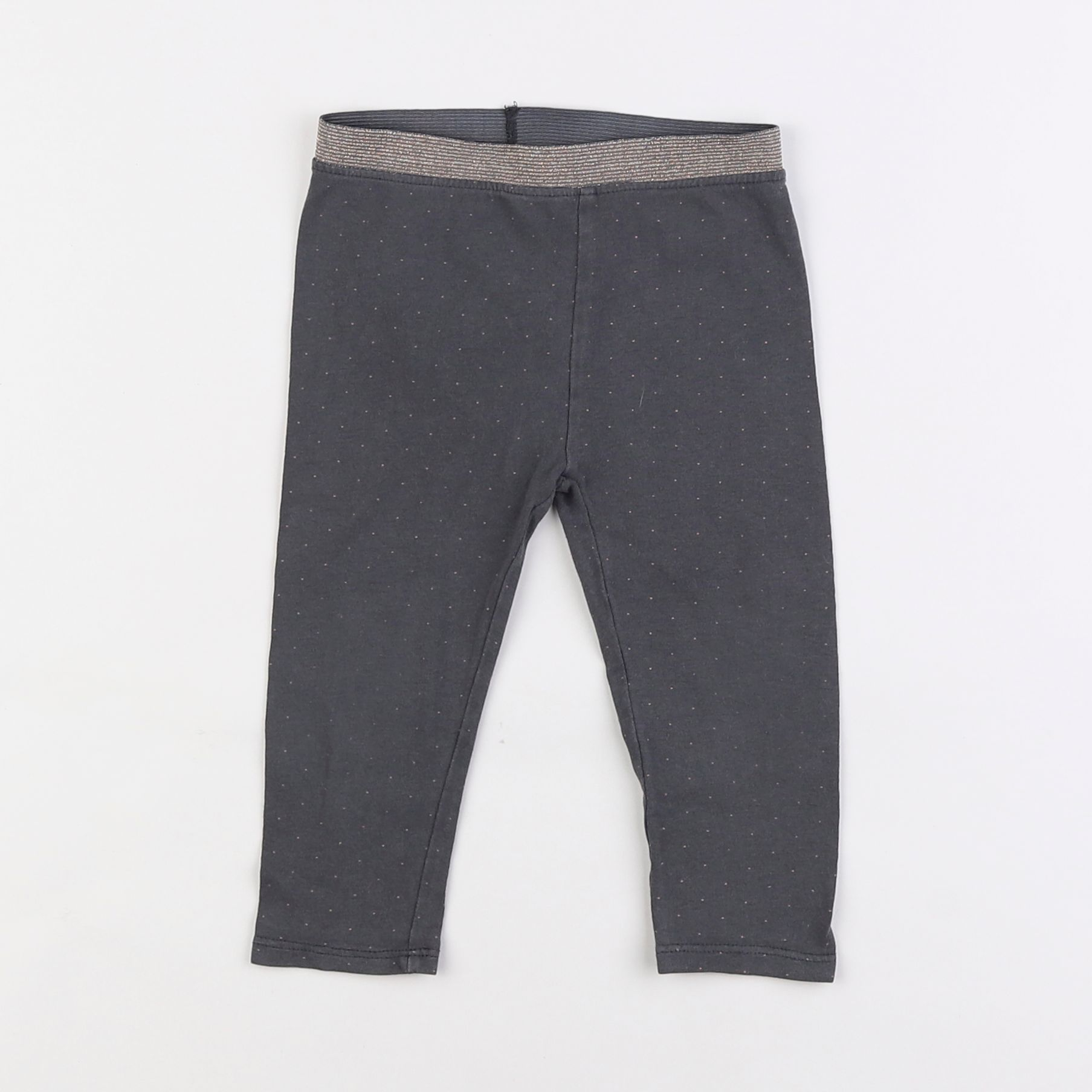 Vertbaudet - legging gris - 18 mois