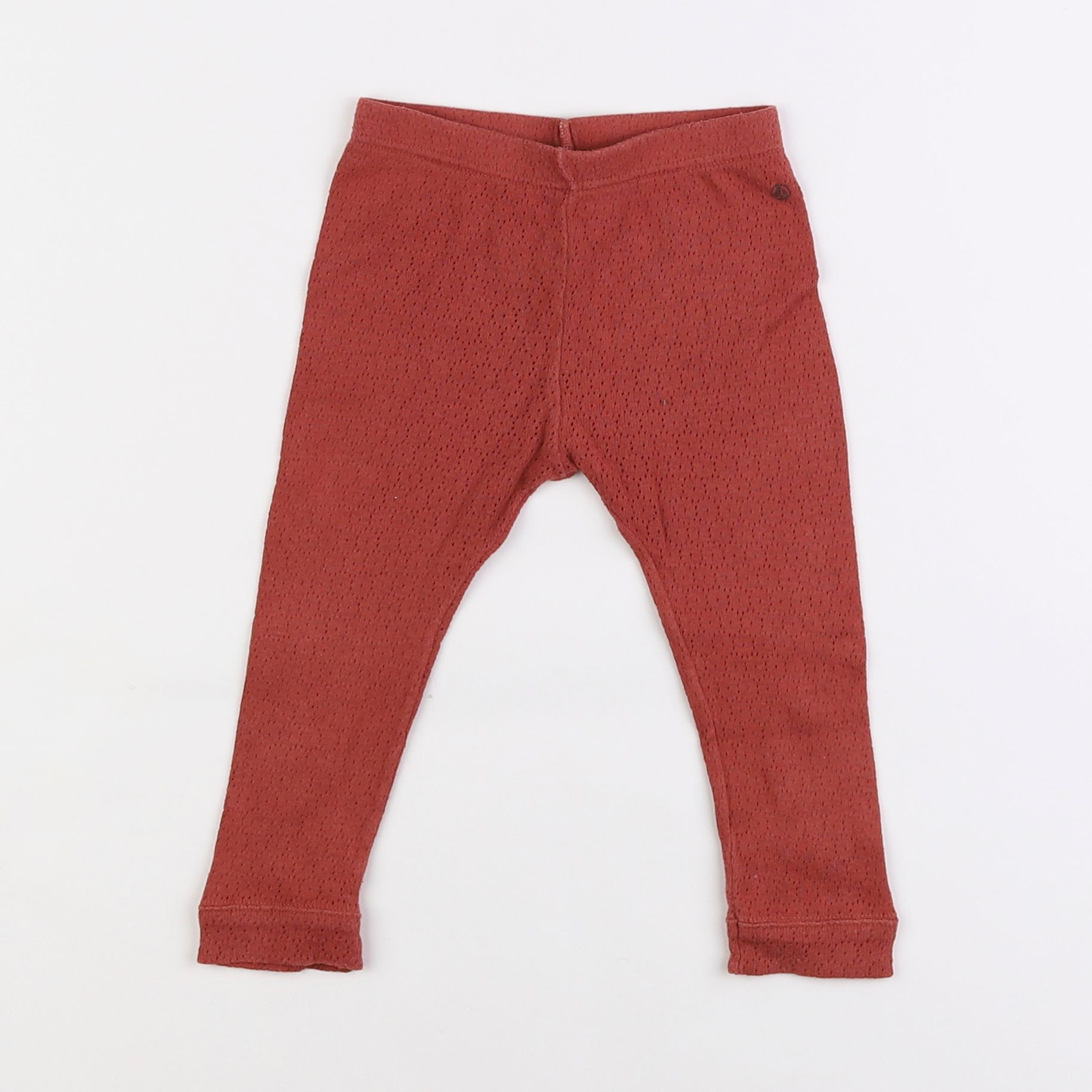 Petit Bateau - legging rouge - 18 mois