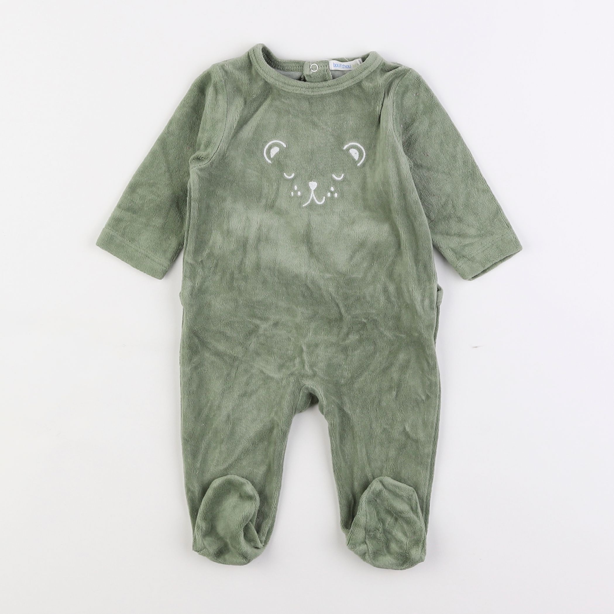 Boutchou - pyjama vert - 3 mois