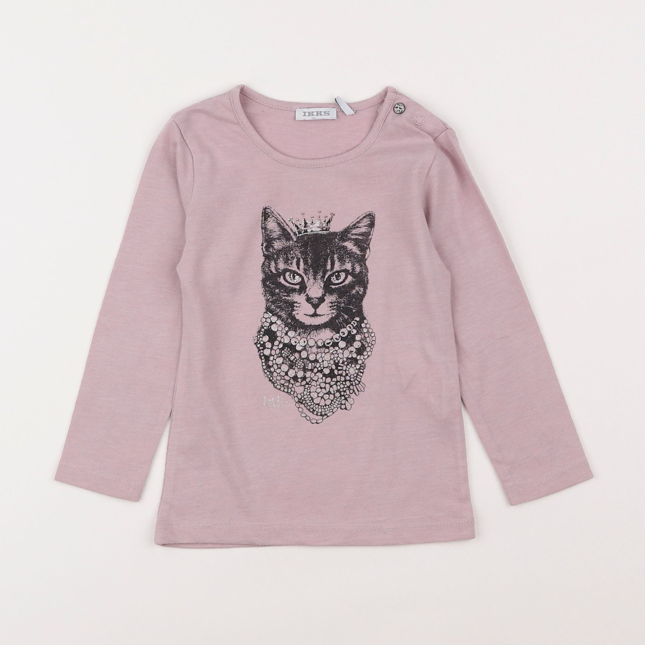 IKKS - tee-shirt violet - 2 ans