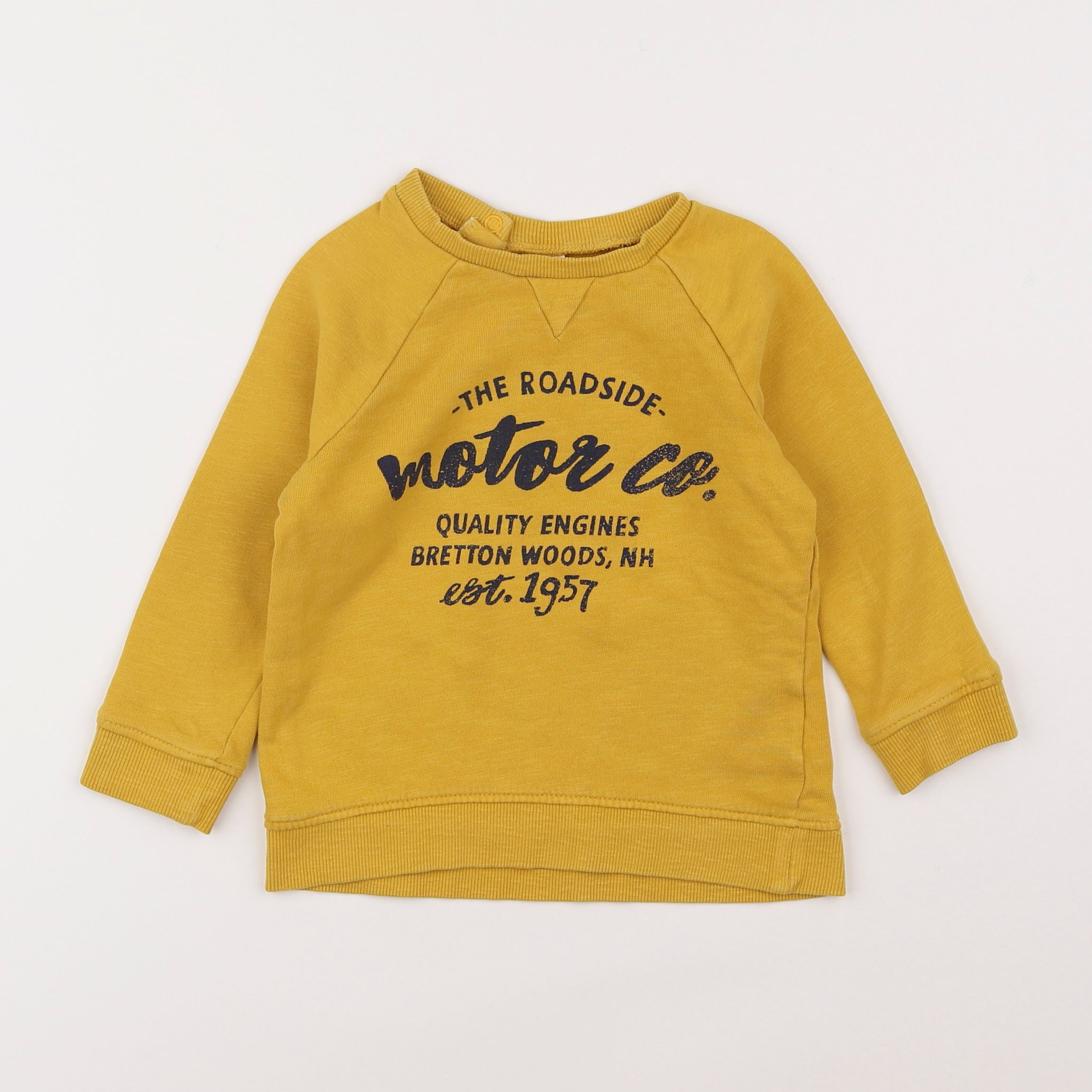 H&M - sweat jaune - 18 mois à 2 ans