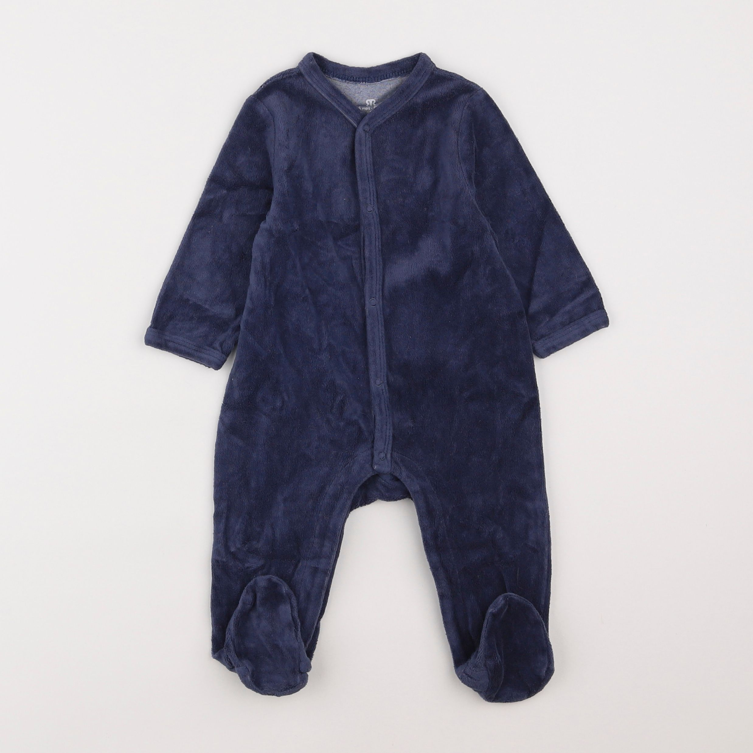 La Redoute - pyjama velours bleu - 6 mois