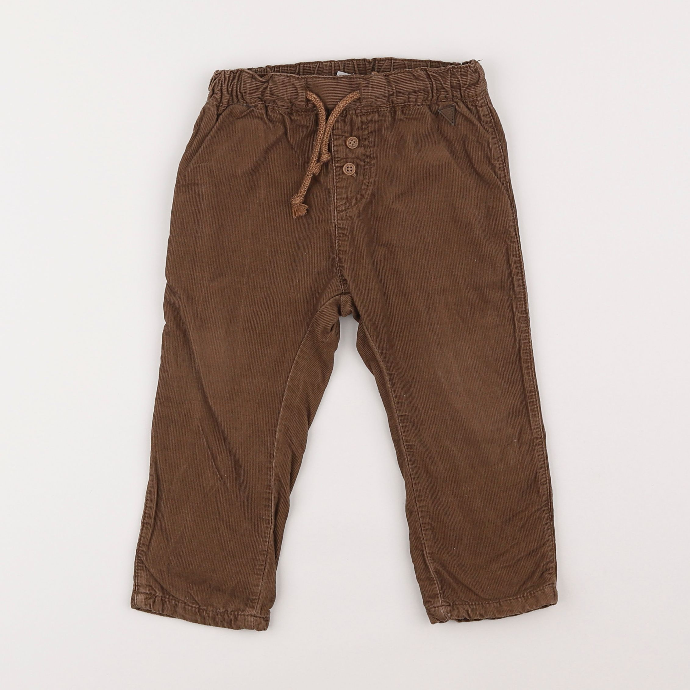 H&M - pantalon marron - 12/18 mois