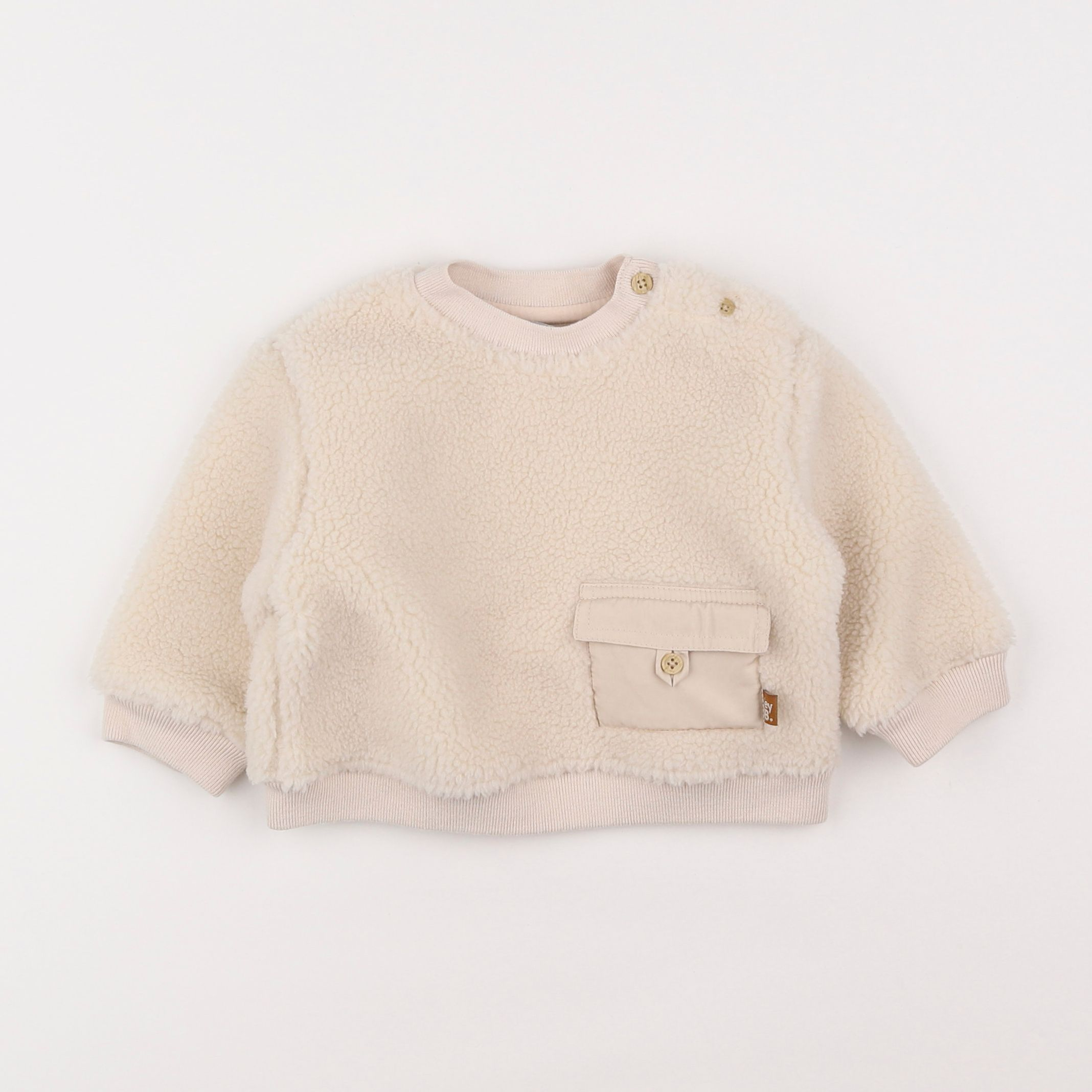 Boutchou - sweat beige - 6 mois