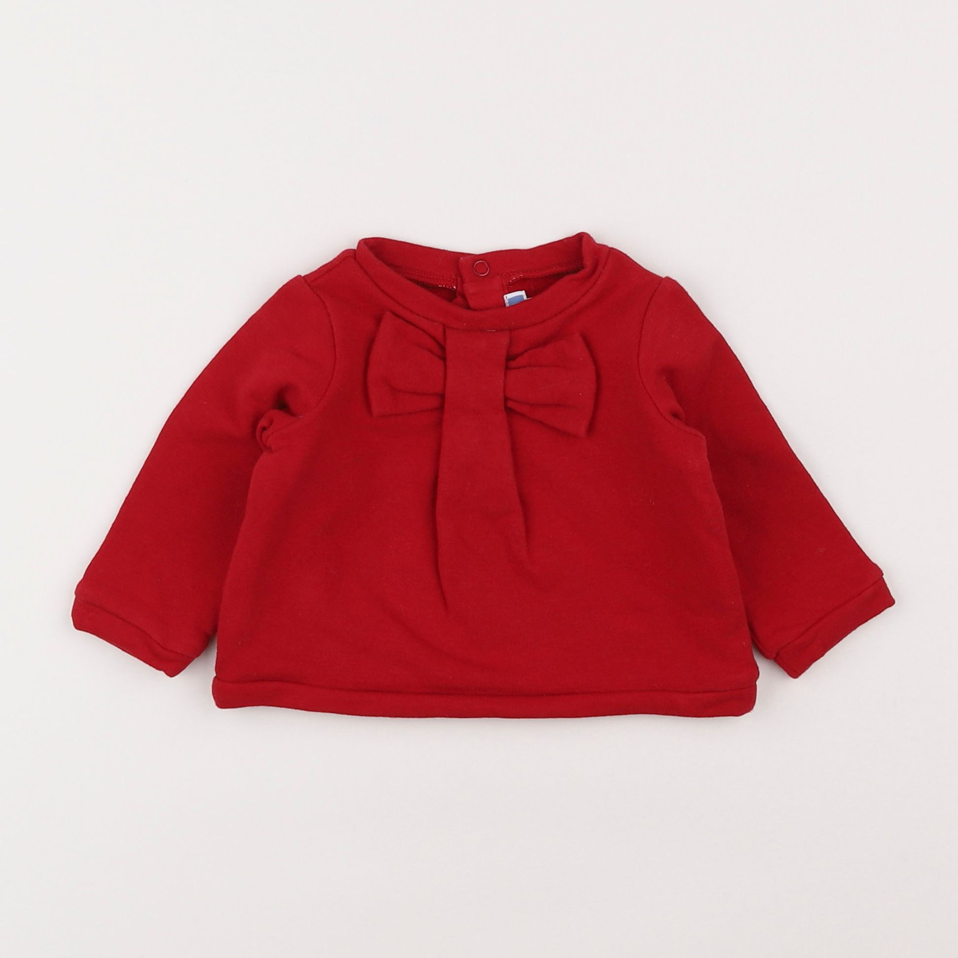 Jacadi - sweat rouge - 6 mois