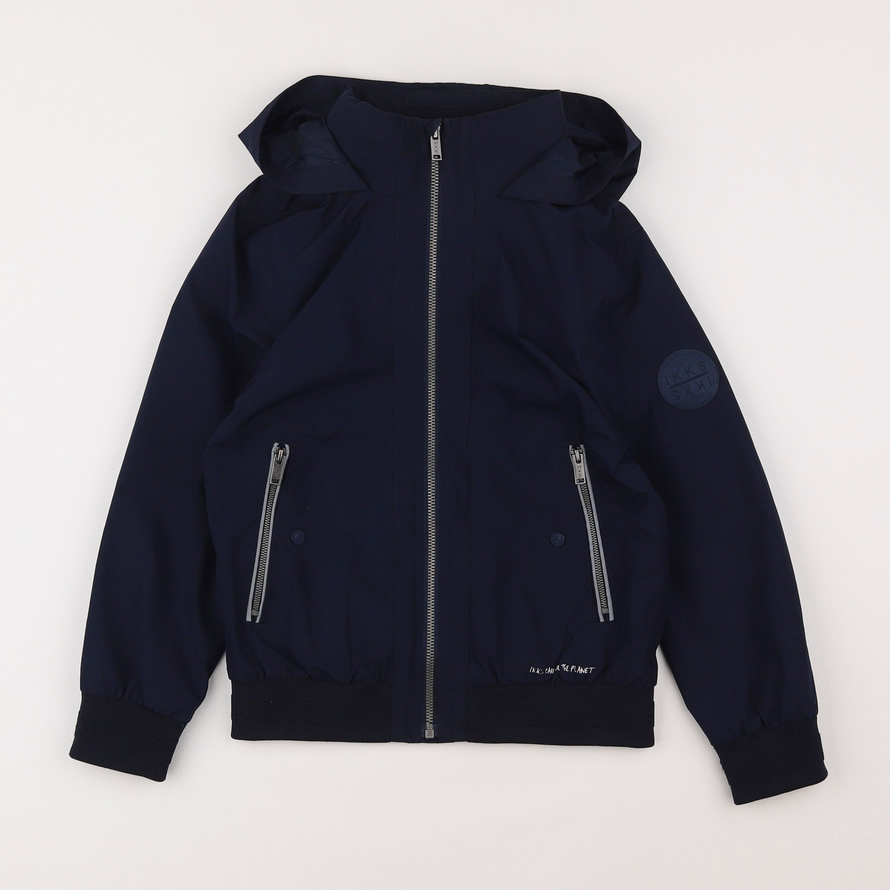 IKKS - veste doublé bleu - 8 ans