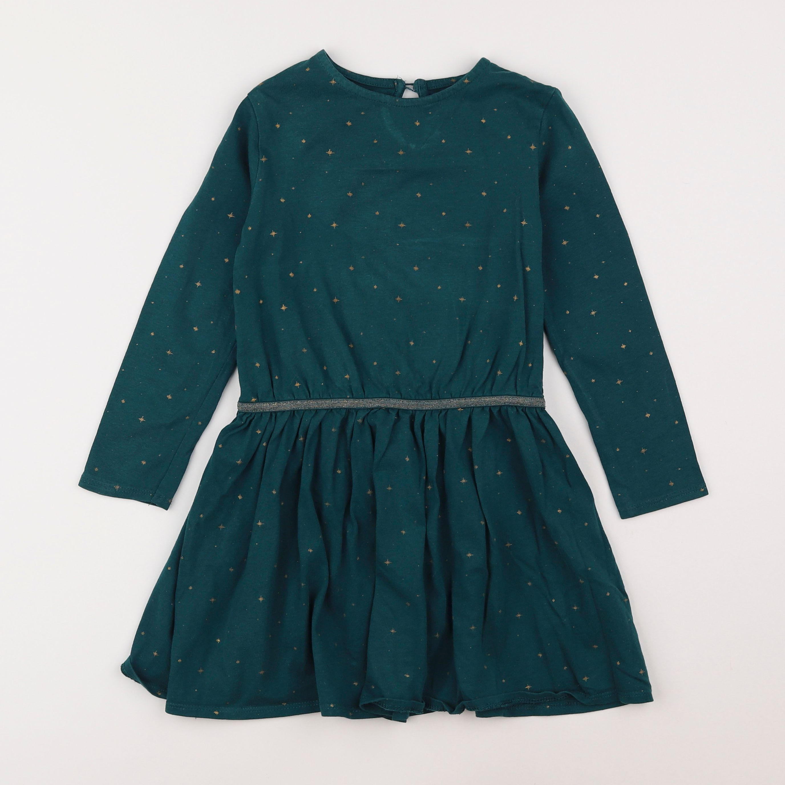 Vertbaudet - robe vert - 5 ans