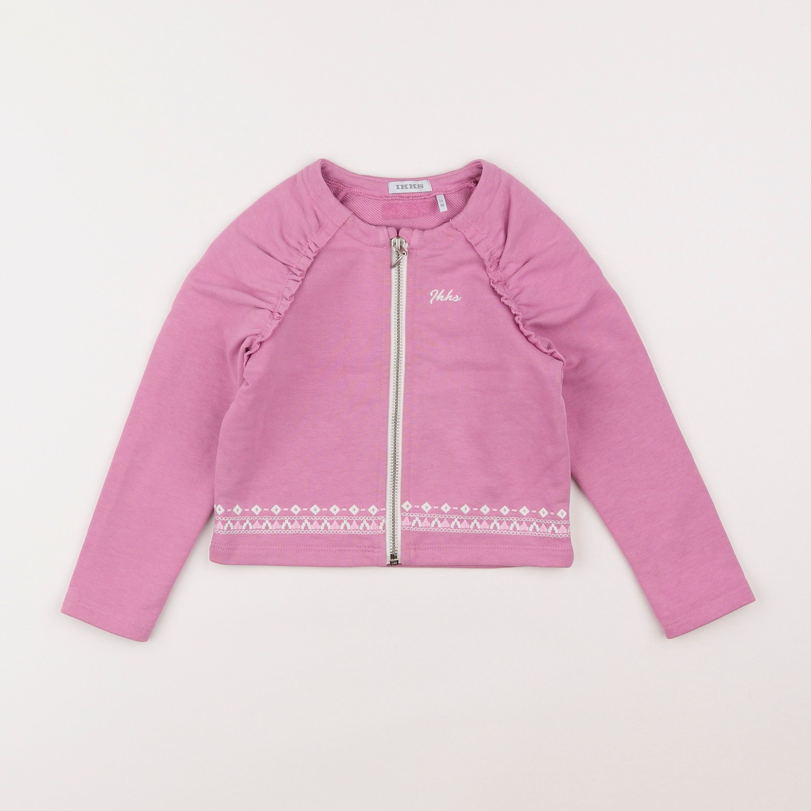 IKKS - sweat rose - 3 ans