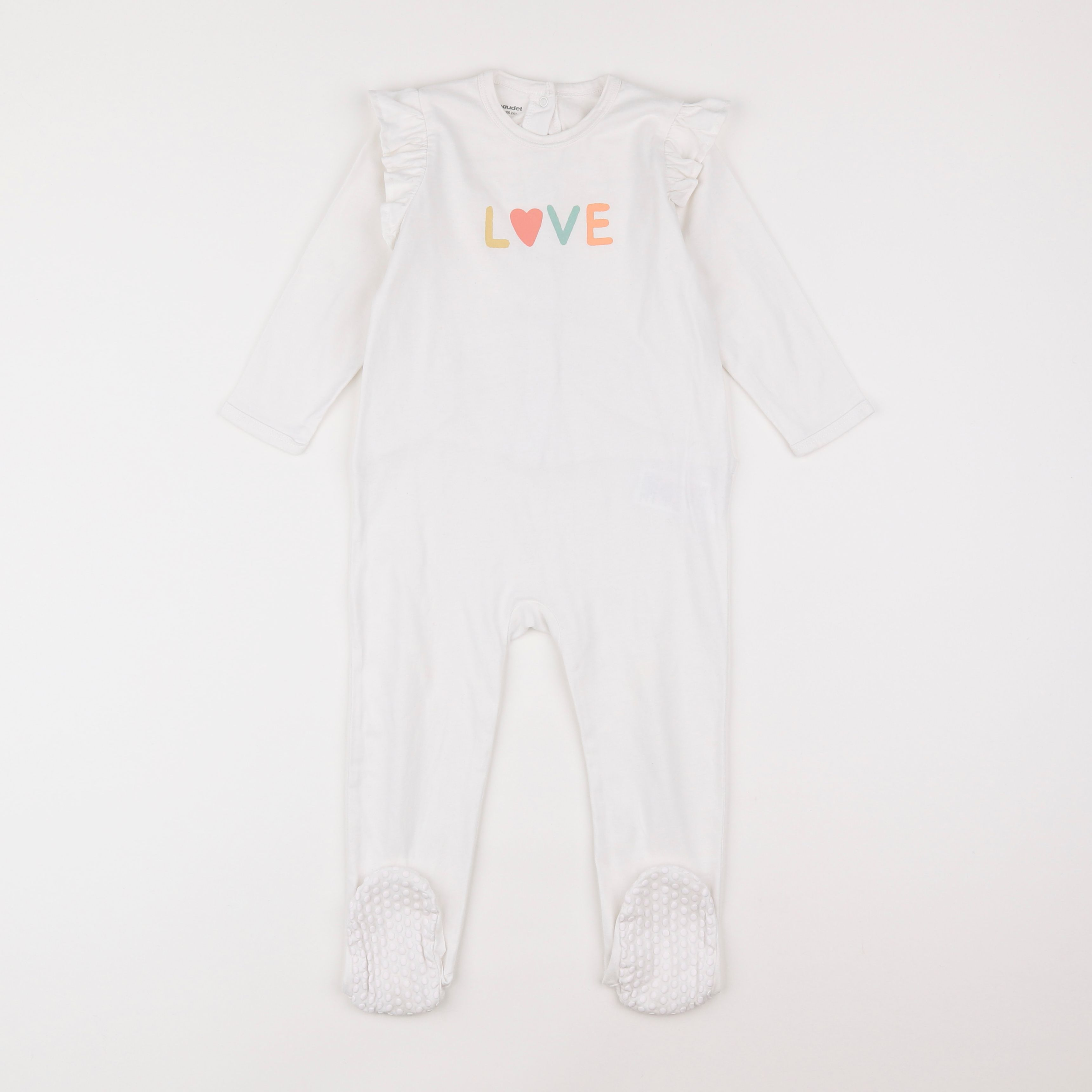 Vertbaudet - pyjama coton blanc - 2 ans