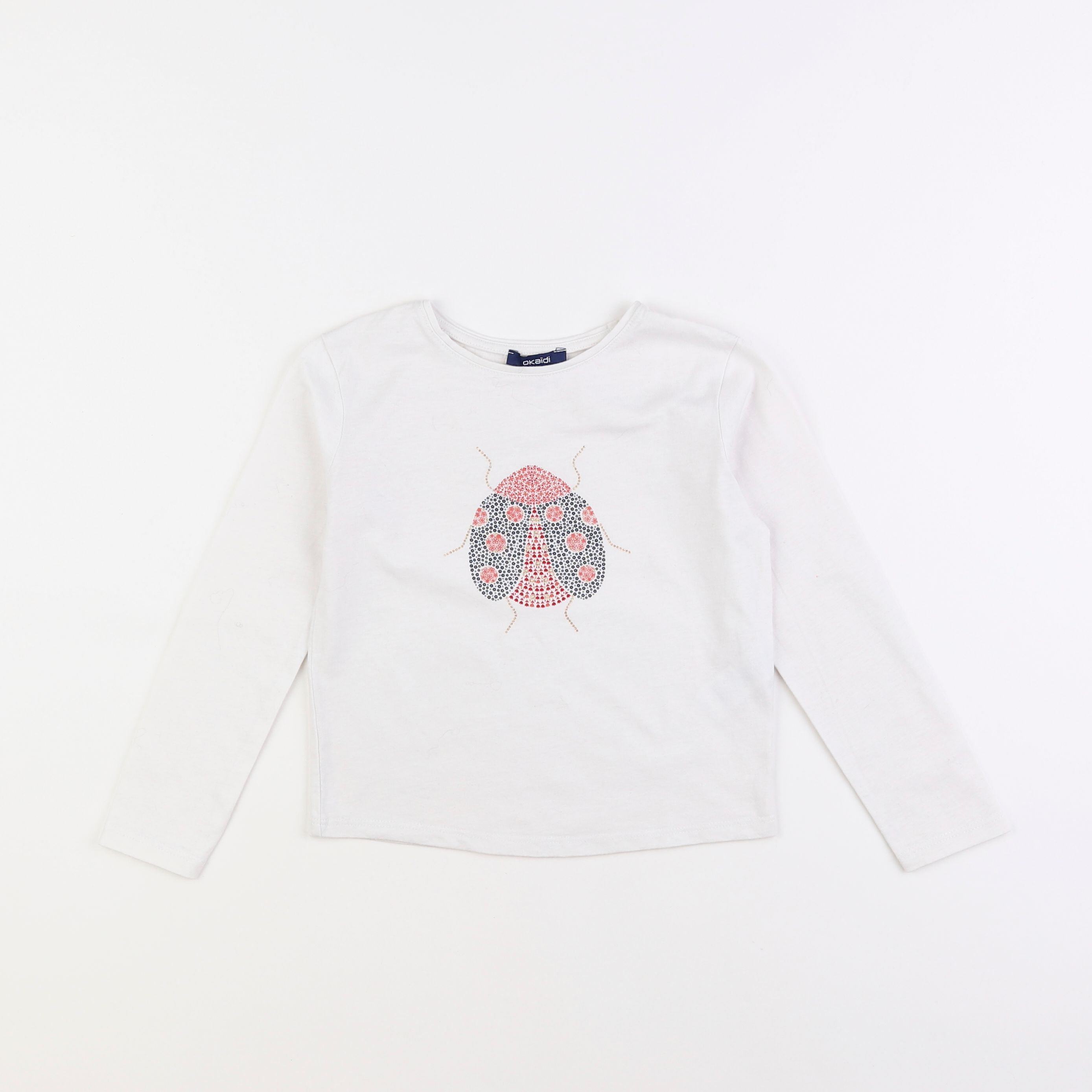 Okaidi - tee-shirt blanc - 5 ans