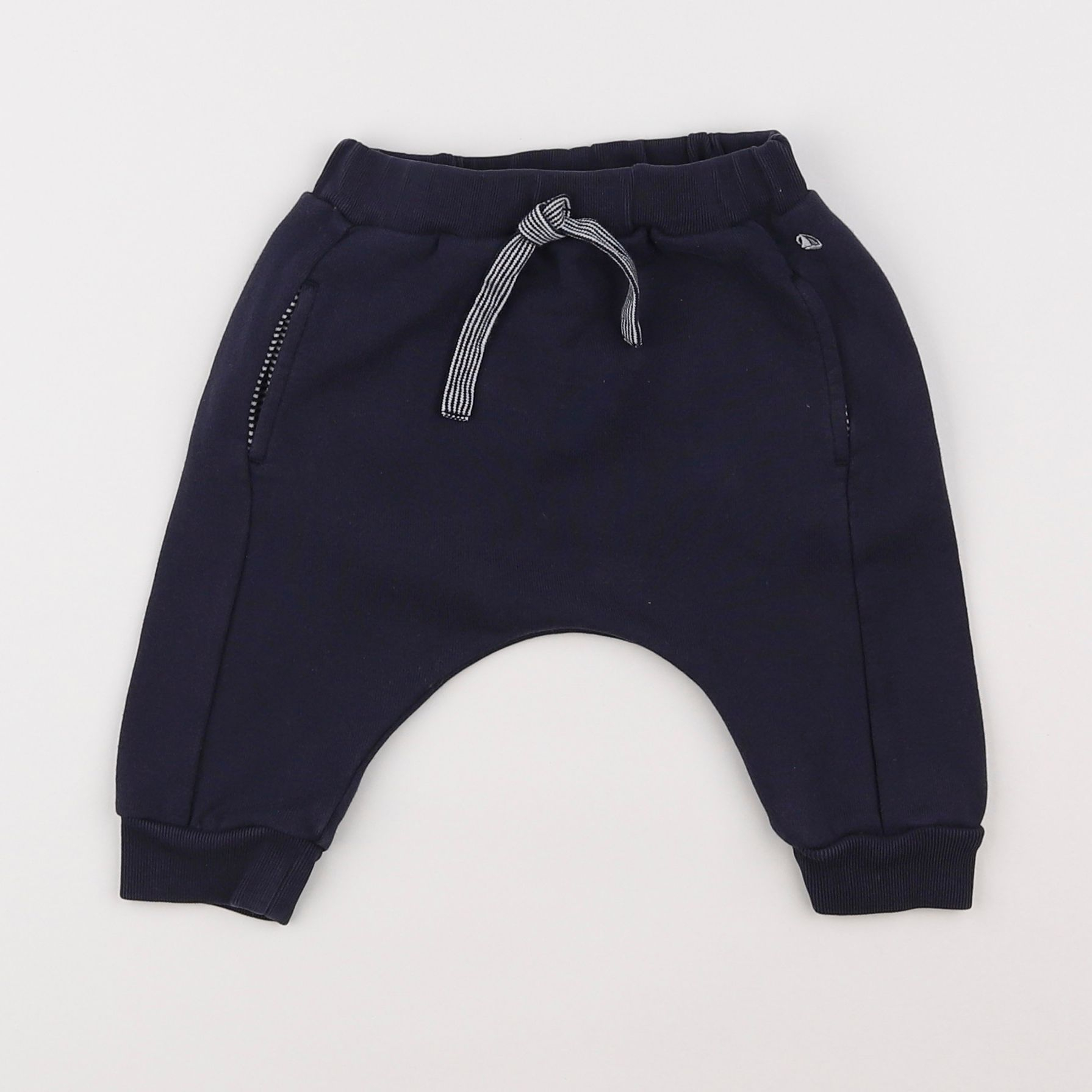 Petit Bateau - jogging bleu - 3 mois