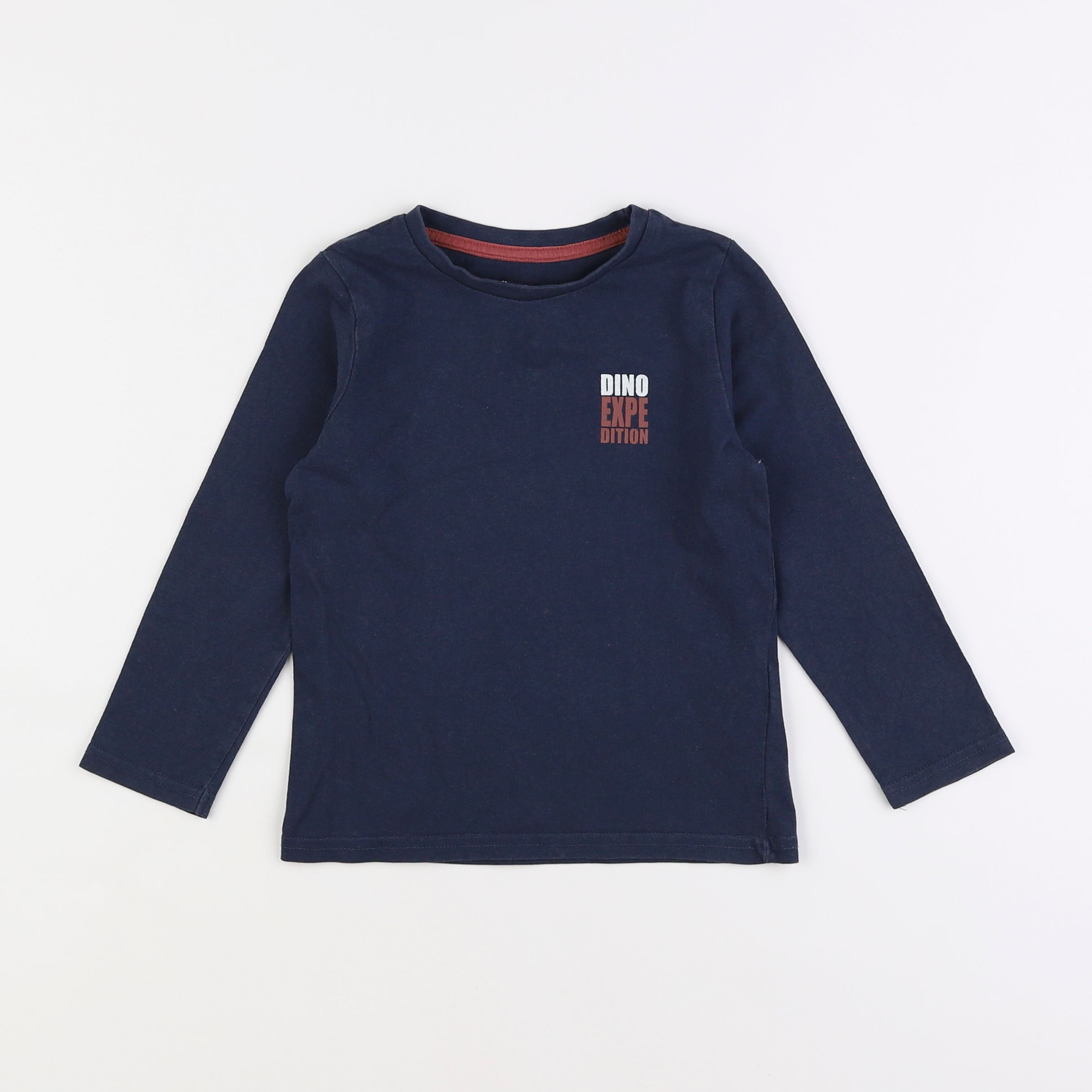 Vertbaudet - tee-shirt bleu - 4 ans