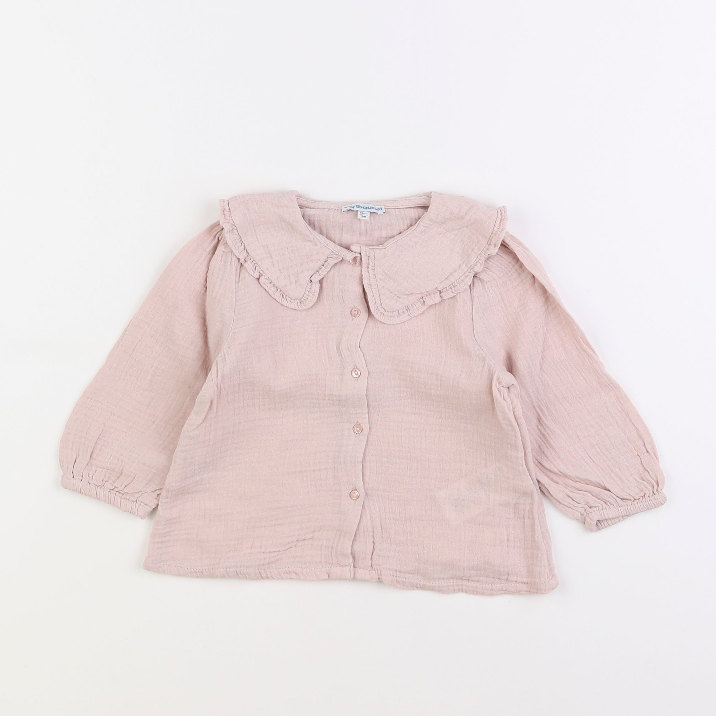 Vertbaudet - blouse rose - 18 mois