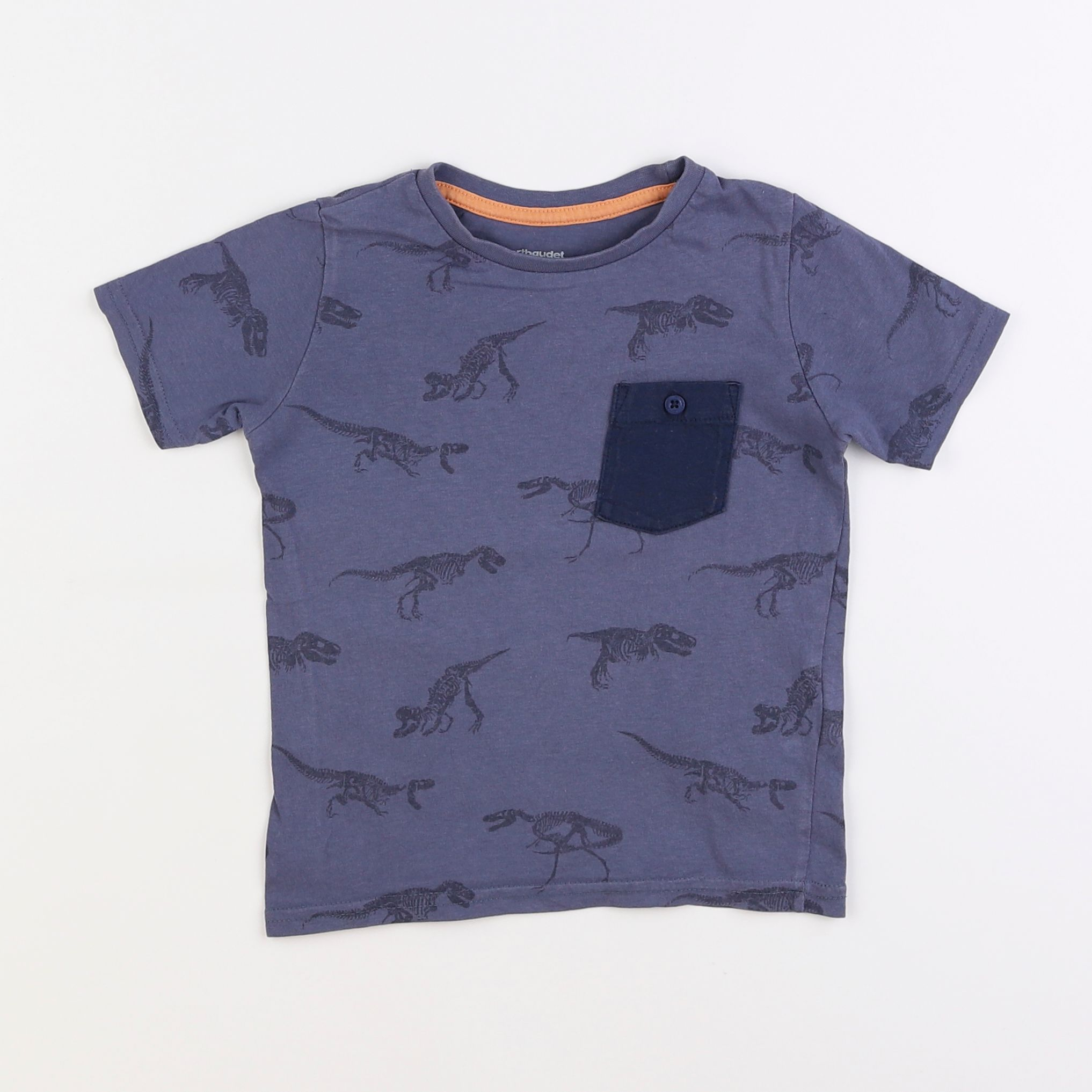 Vertbaudet - tee-shirt bleu - 4 ans