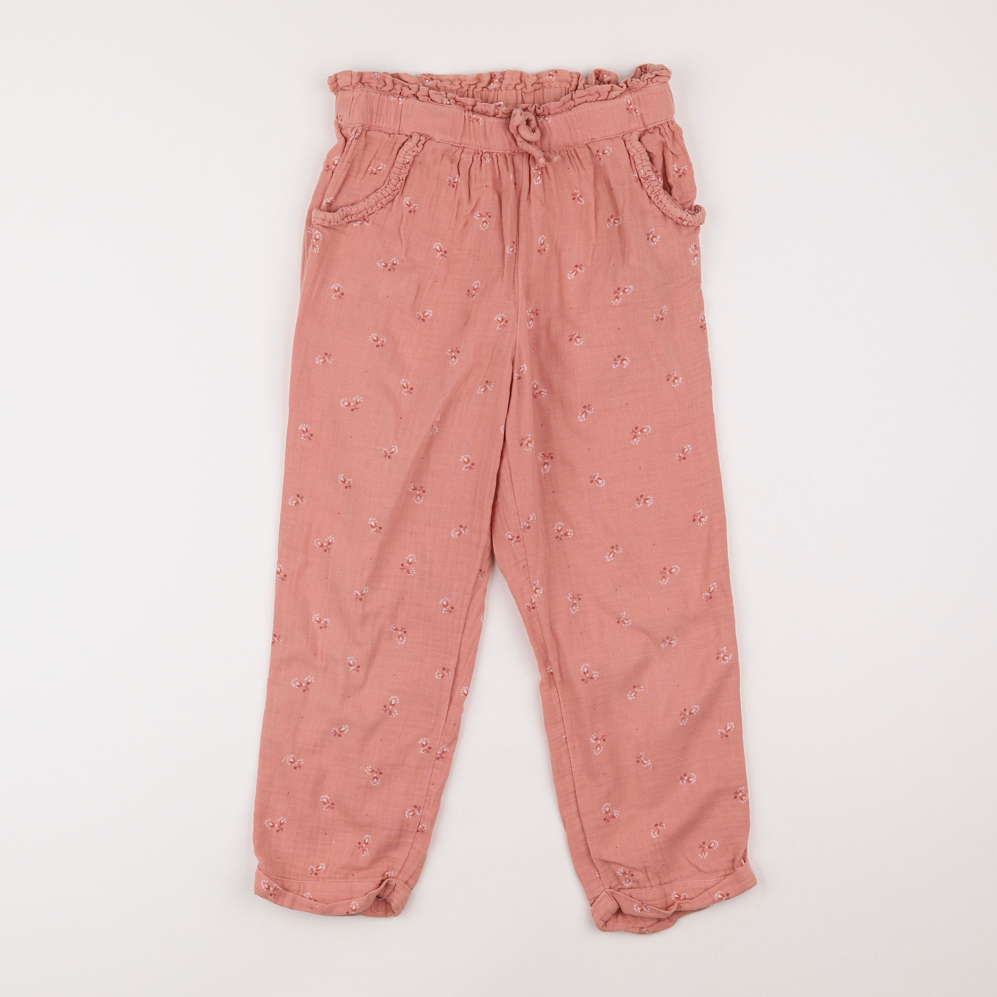 Vertbaudet - pantalon rose - 9 ans