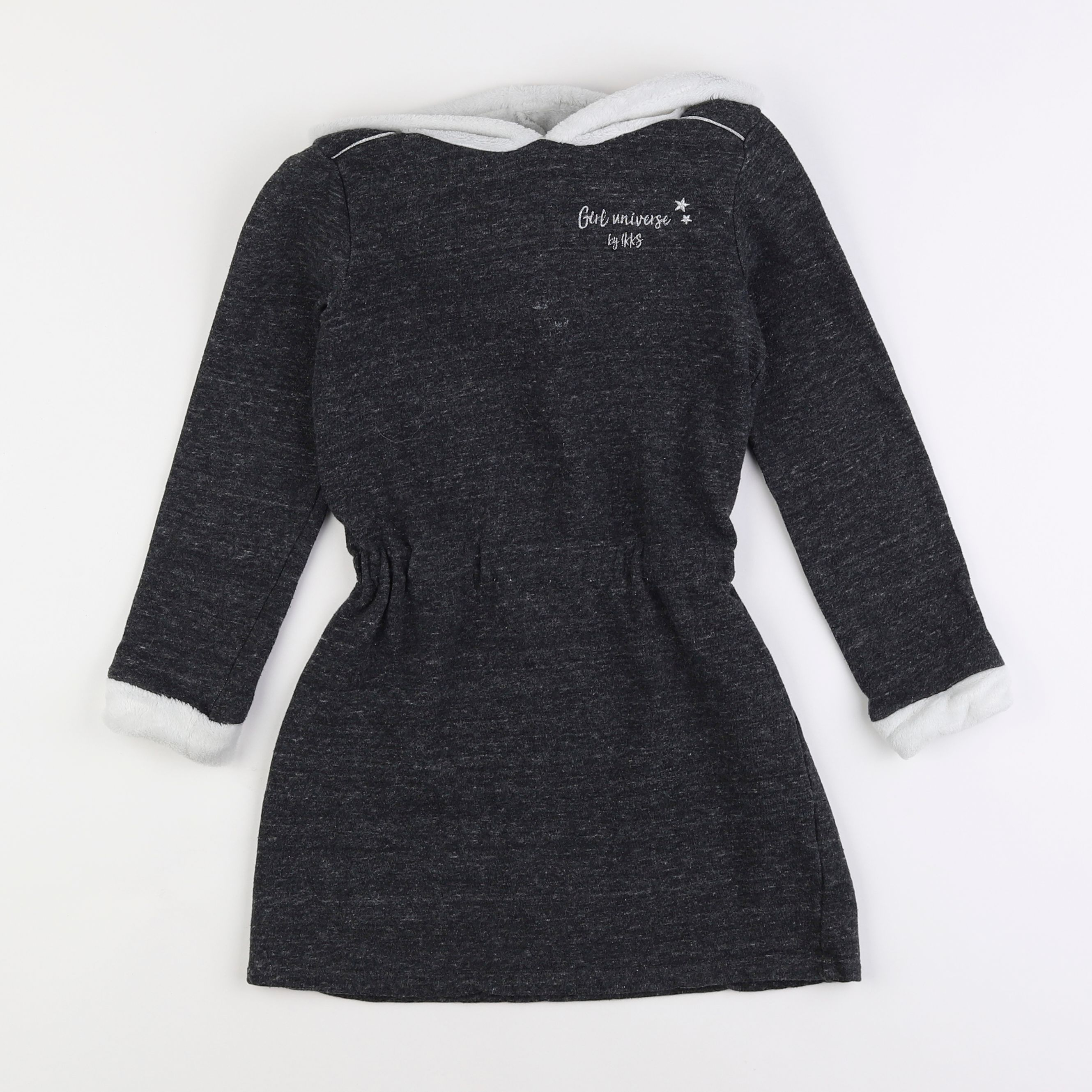 IKKS - robe gris - 8 ans