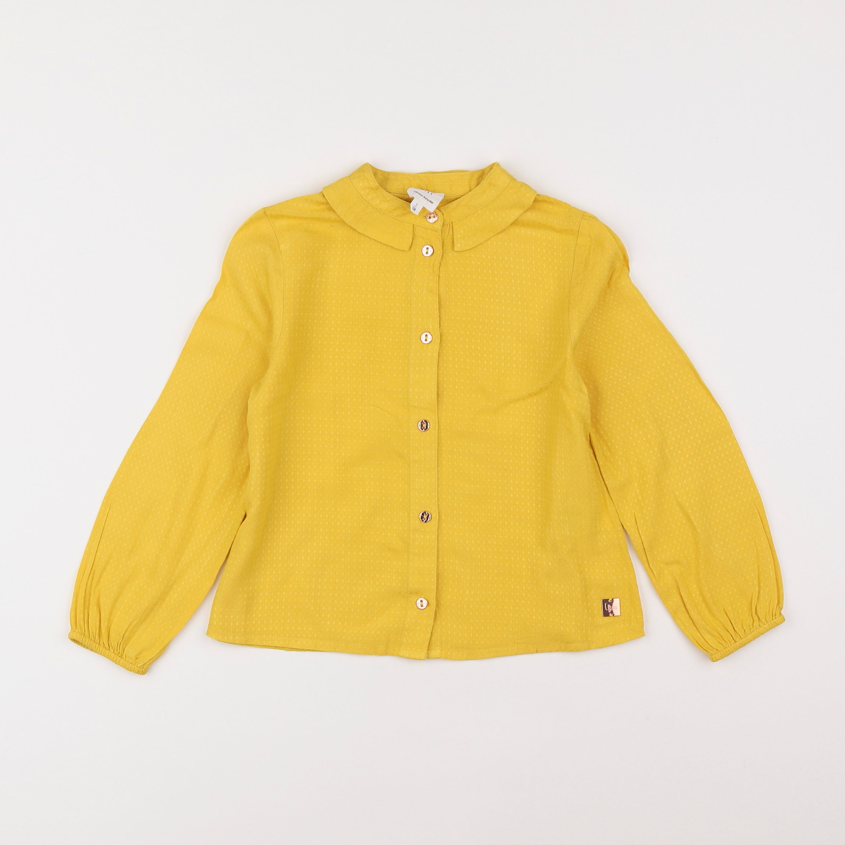 Carrément Beau - blouse jaune - 5 ans