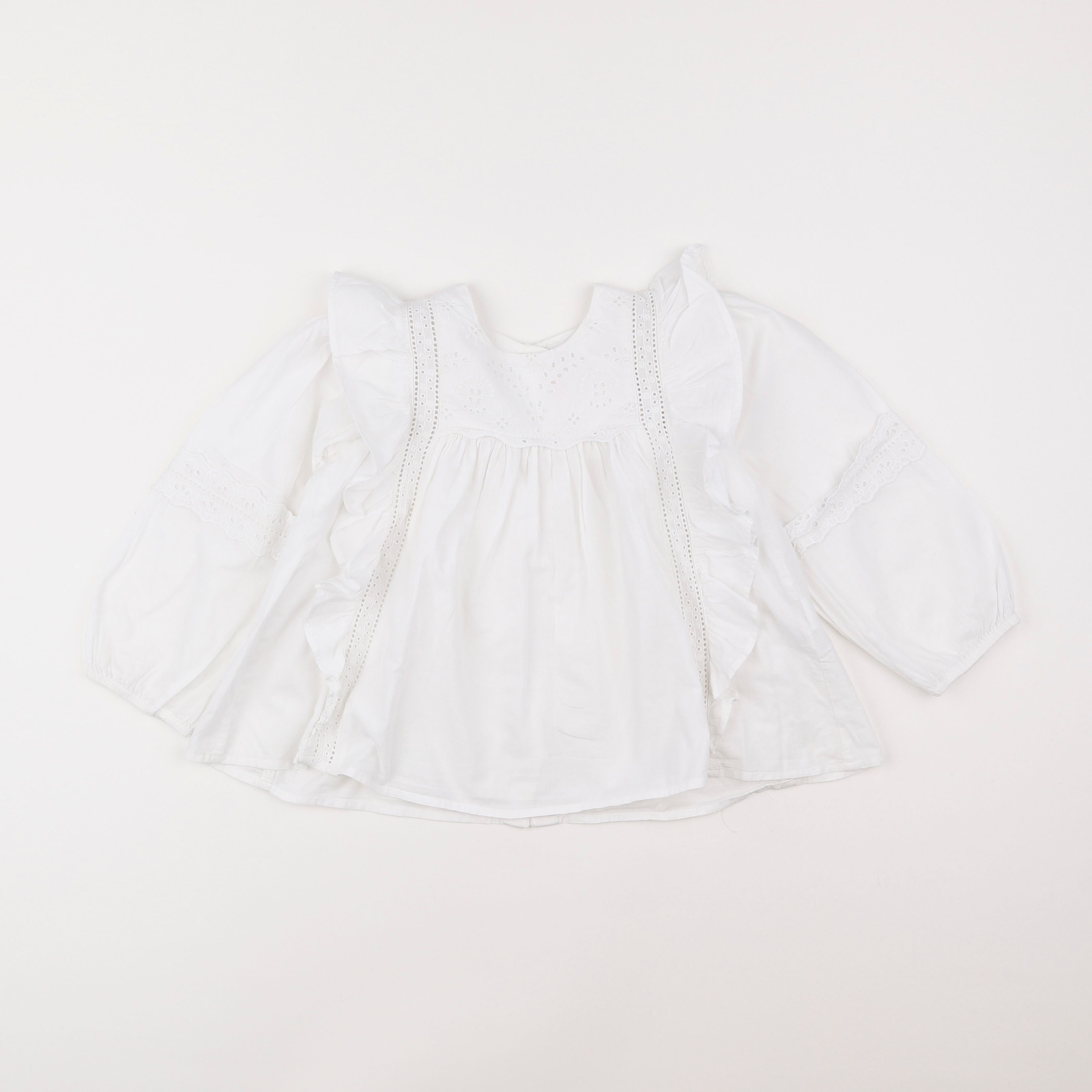 Zara - blouse blanc - 3/4 ans