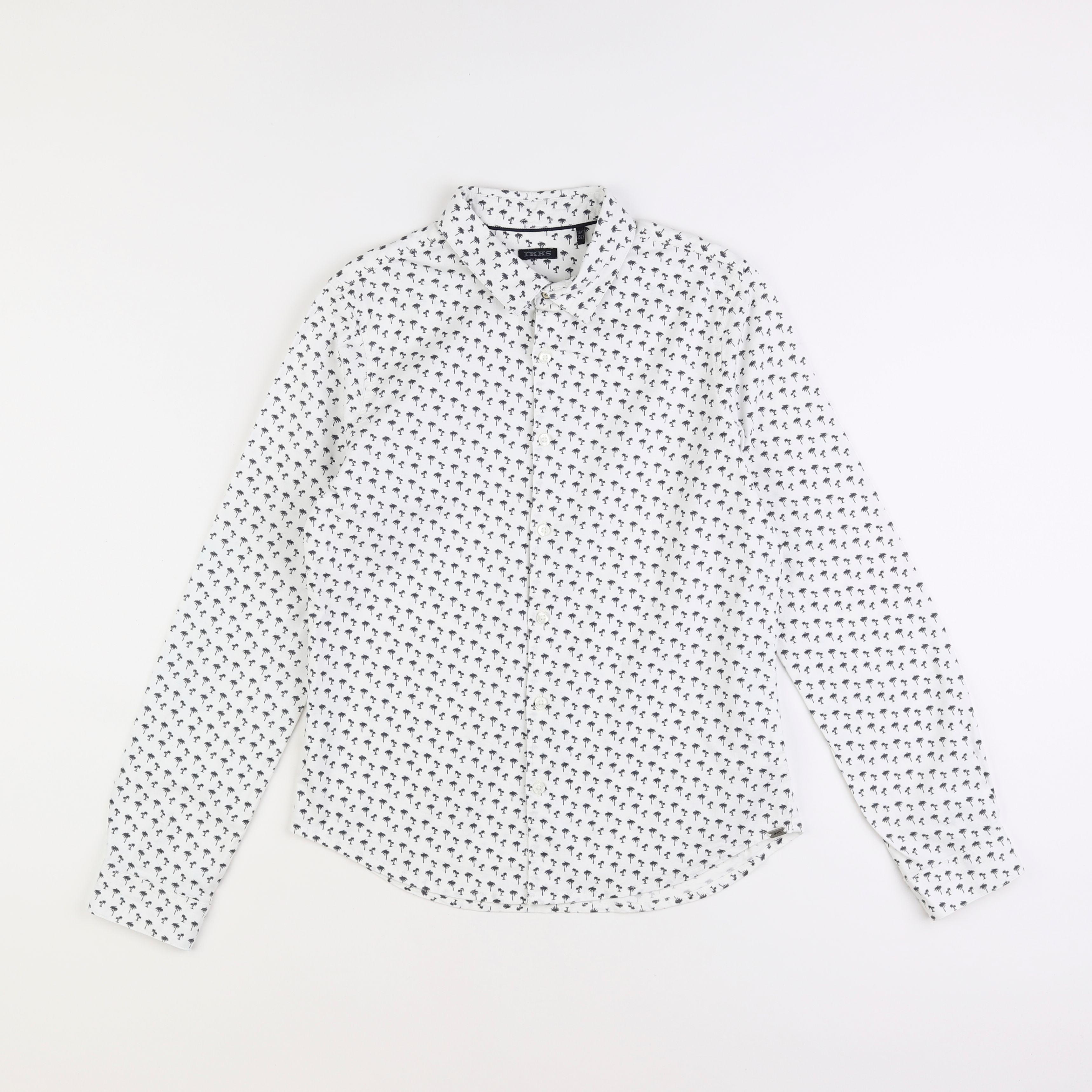 IKKS - chemise blanc, noir - 12 ans