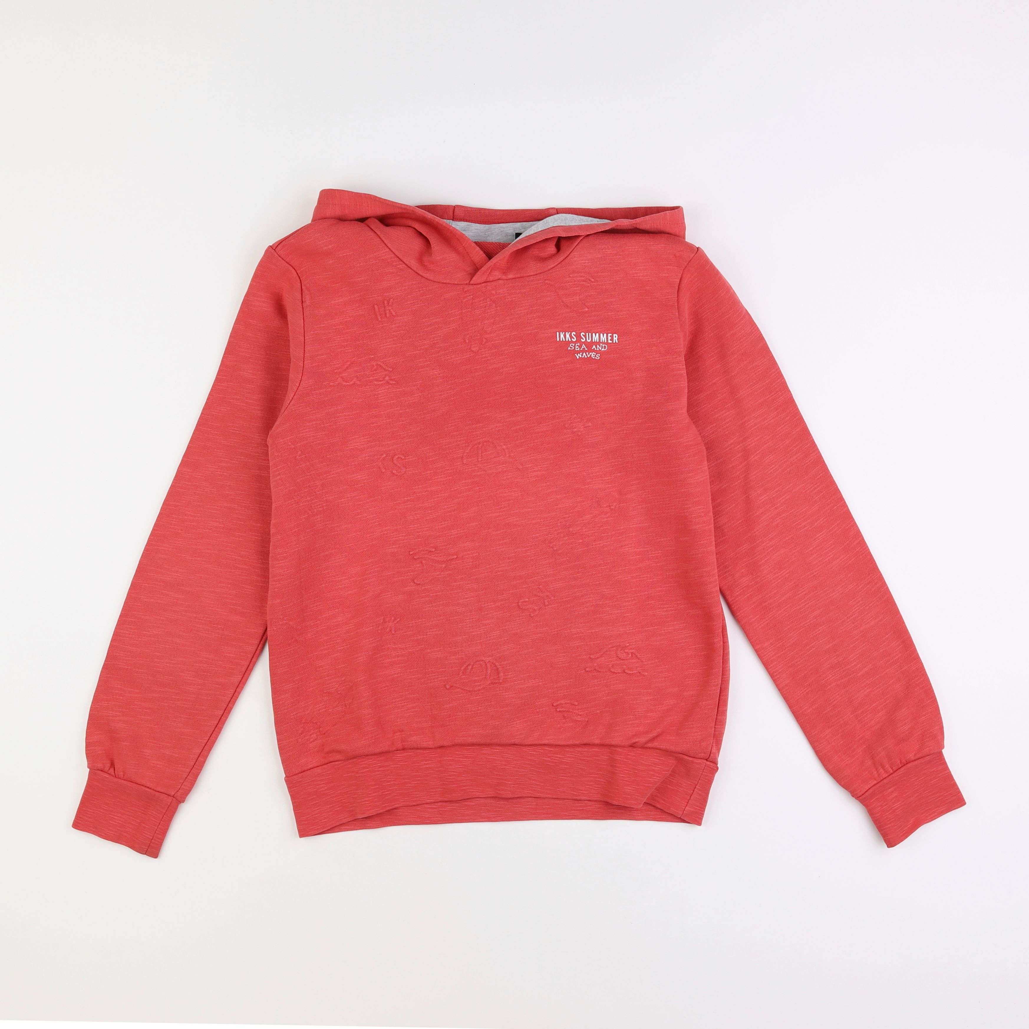 IKKS - sweat rouge - 12 ans