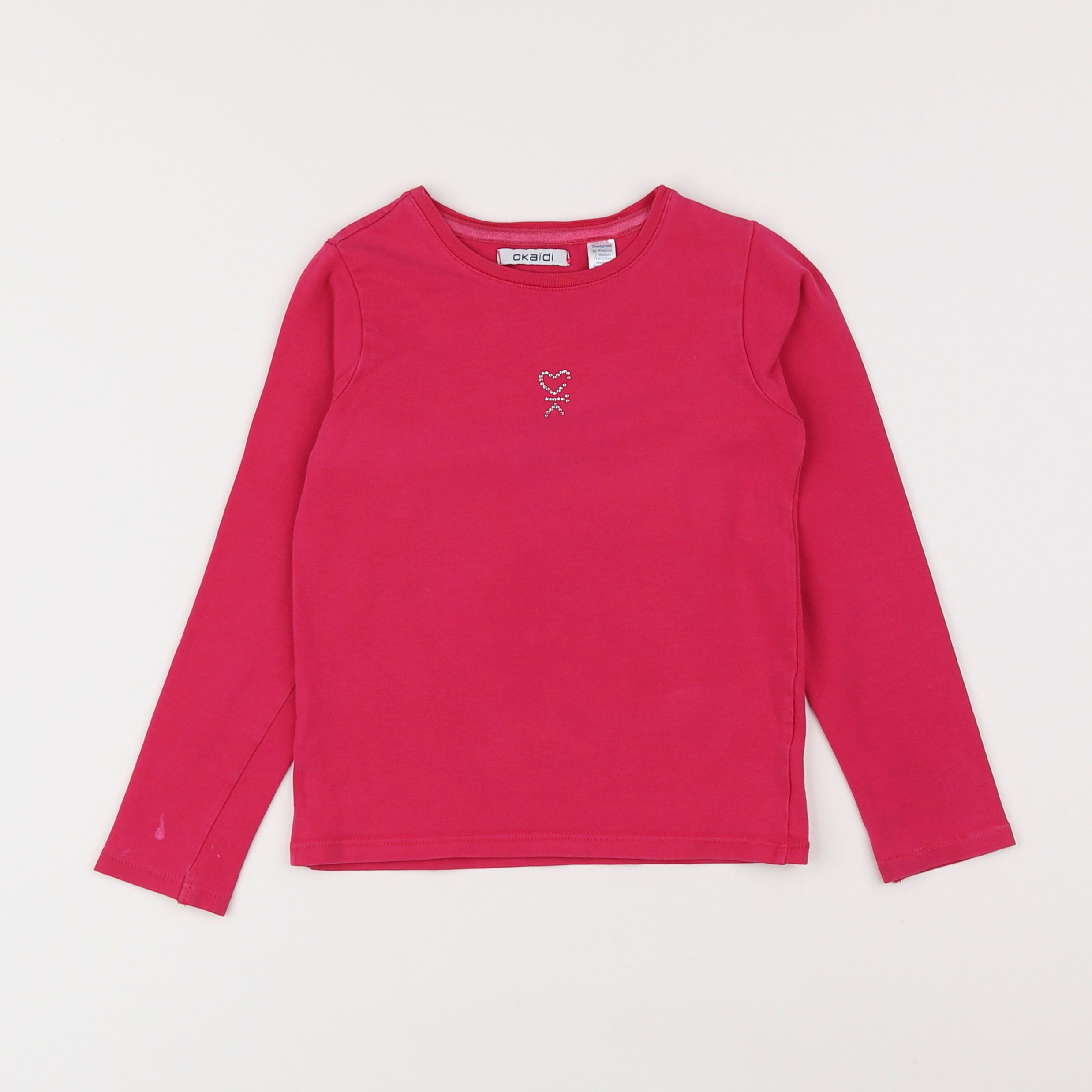 Okaidi - tee-shirt rose - 6 ans