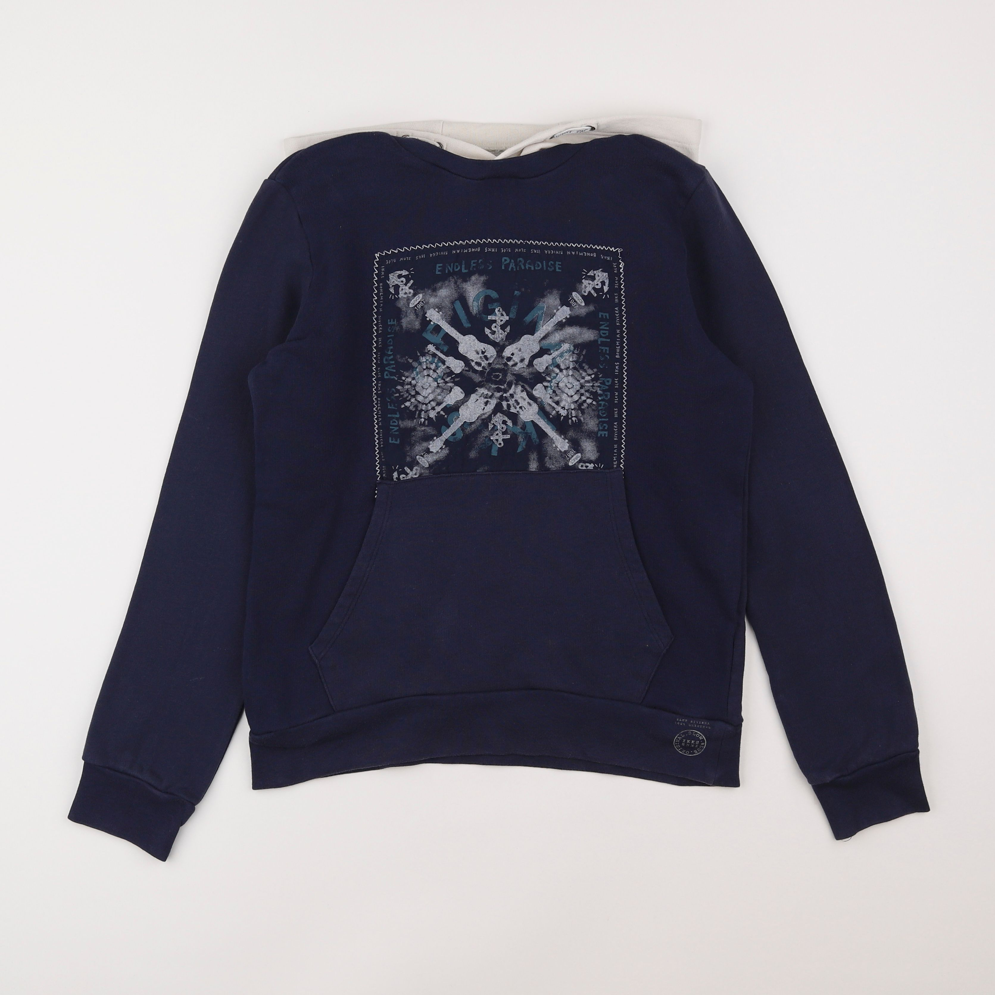 IKKS - sweat bleu - 12 ans